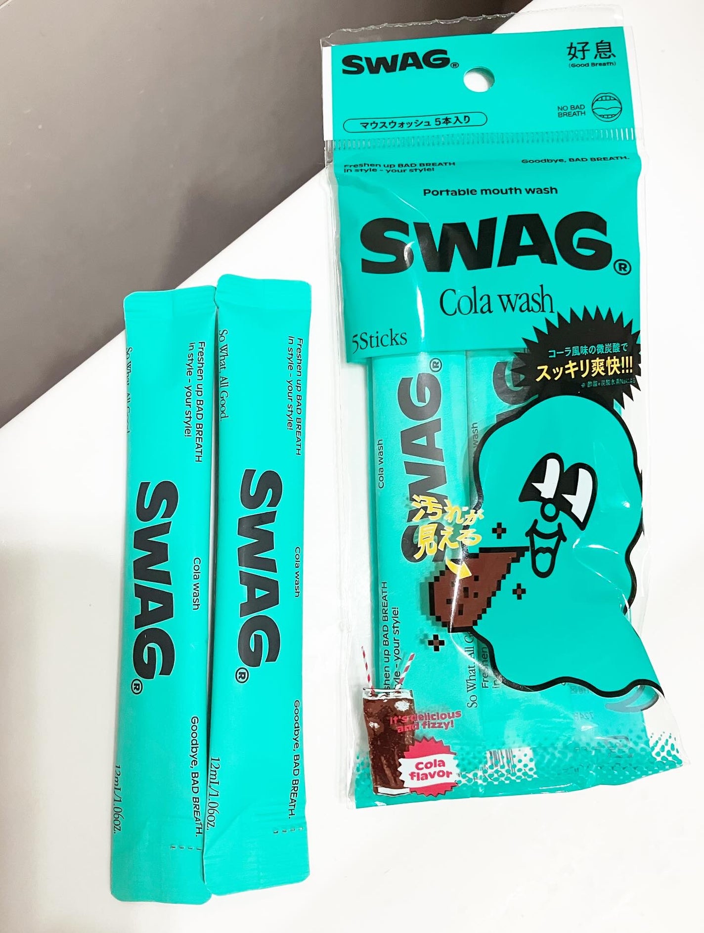 colorful_gloss_12jl on LIPS 「#SWAG#スワッグ#マウスウォッシュコーラ風味のマウスウォッ..」(2枚目)