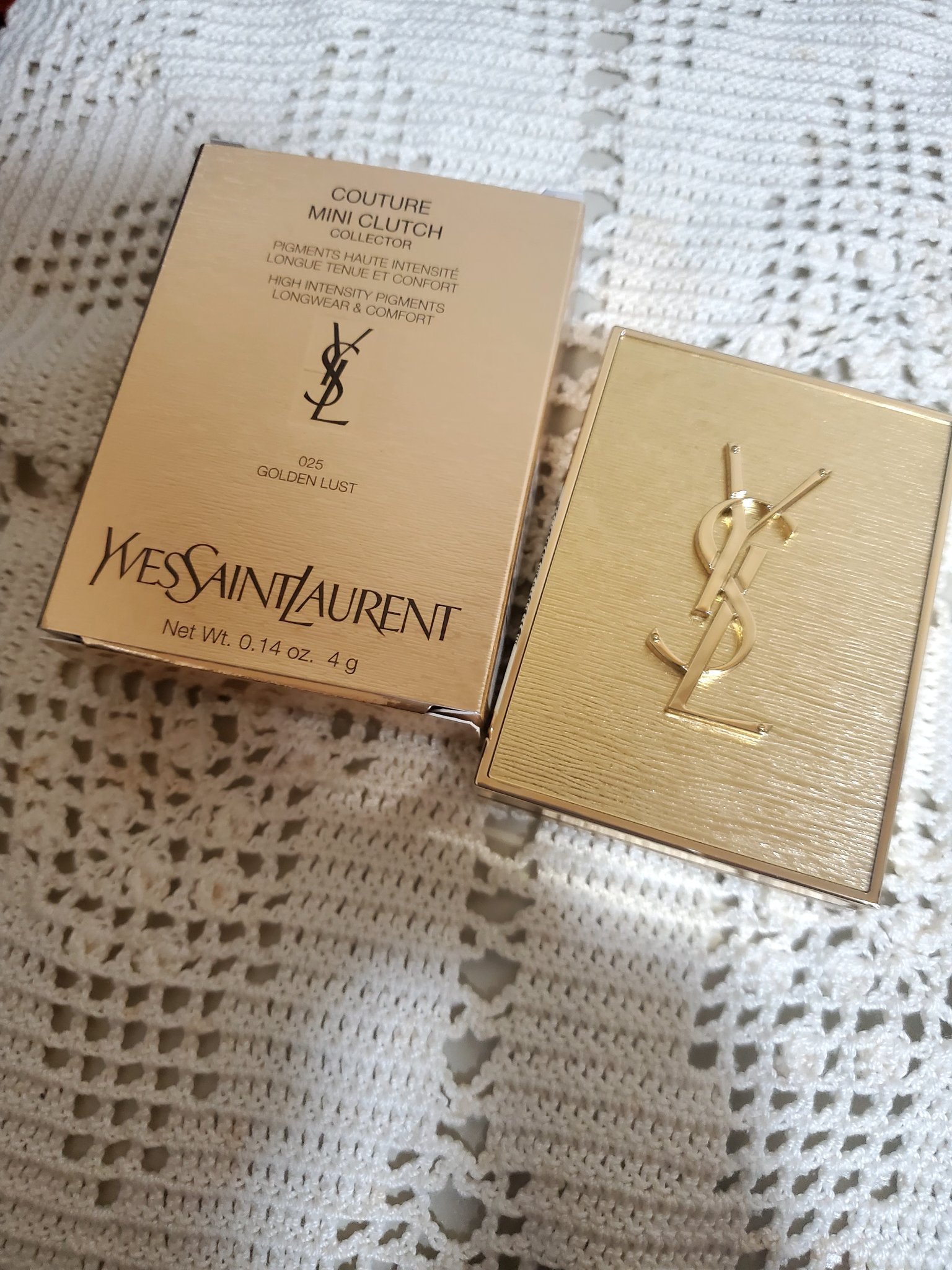 クチュール ミニ クラッチ/YVES SAINT LAURENT BEAUTE/アイシャドウパレットを使ったクチコミ（1枚目）