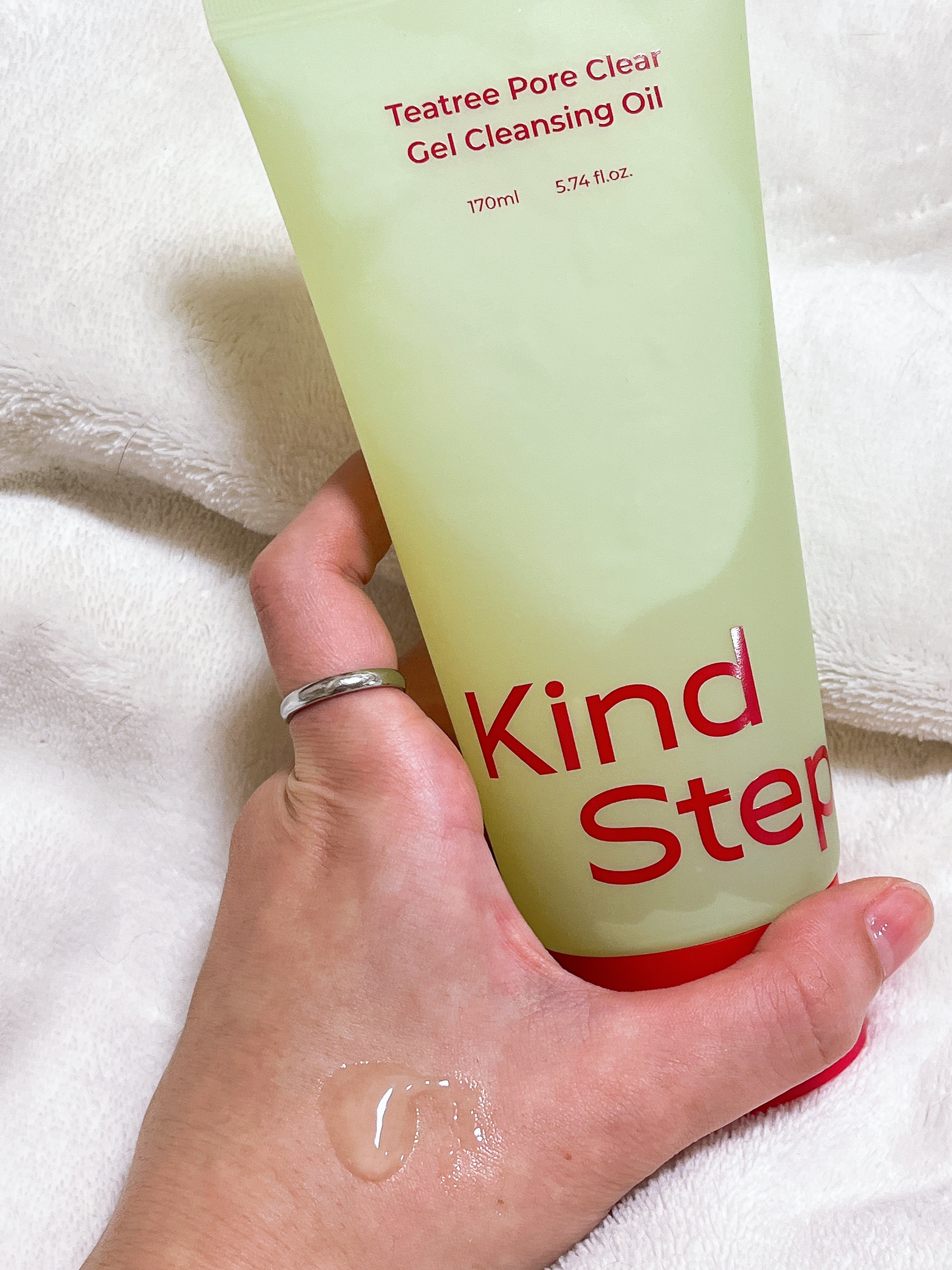 ティーツリージェルクレンジングオイル/KindStep/クレンジングジェルを使ったクチコミ（2枚目）