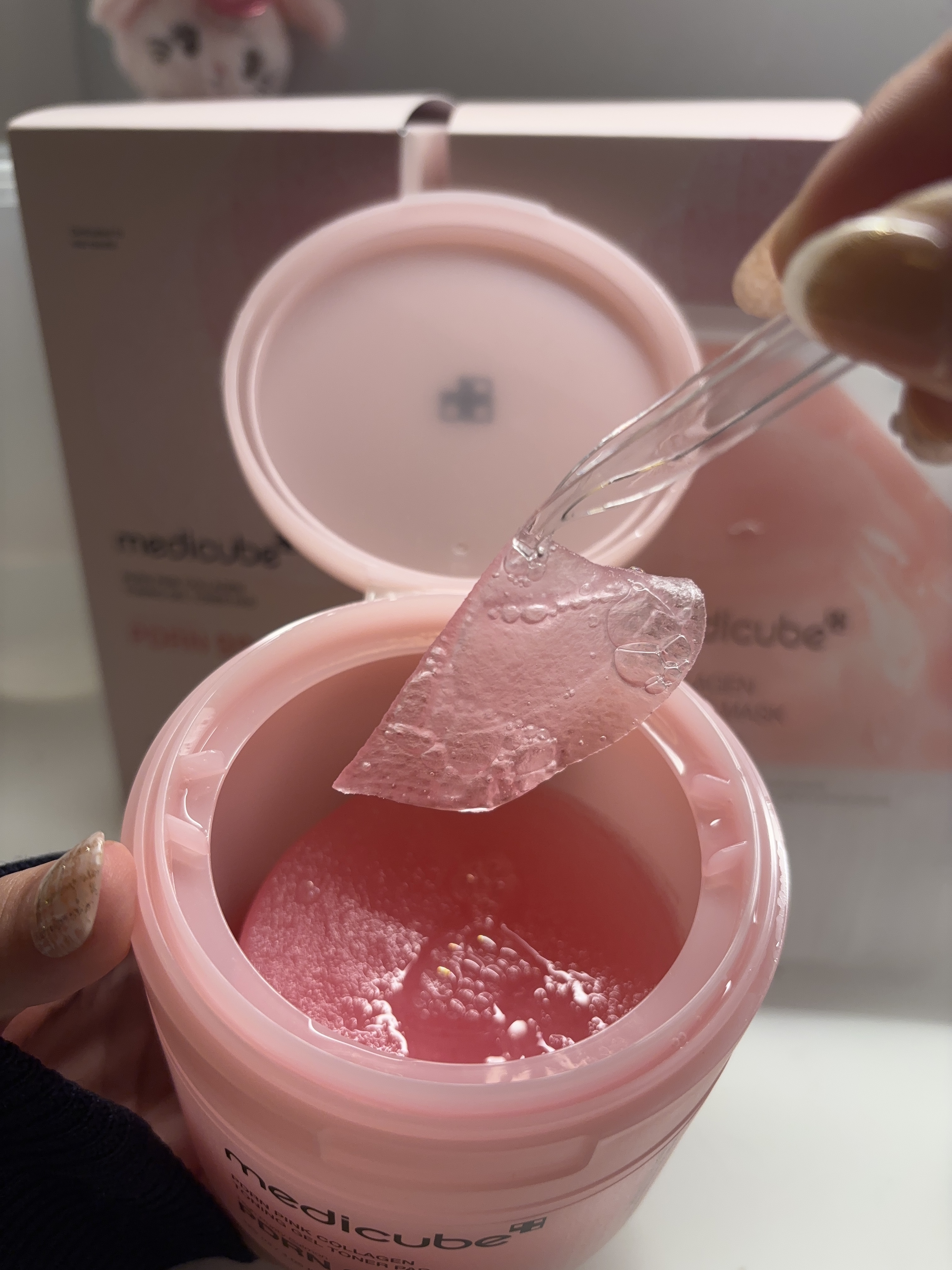 PDRNコラーゲントーニングゲルトナーパット 70枚/MEDICUBE/トナーパッドを使ったクチコミ（3枚目）