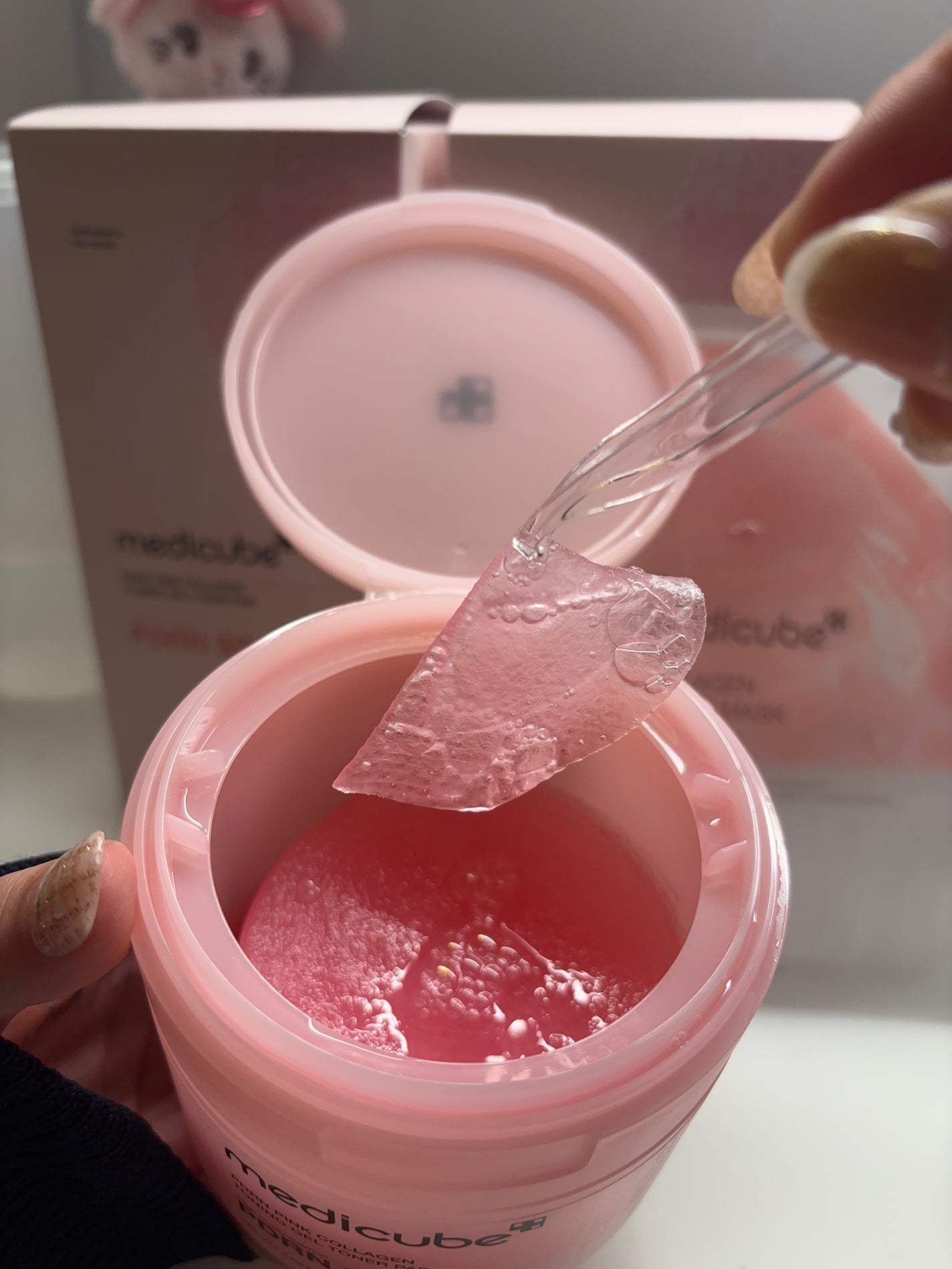 もち肌コラーゲンリフティングマスク/MEDICUBE/シートマスク・パックを使ったクチコミ(3枚目)