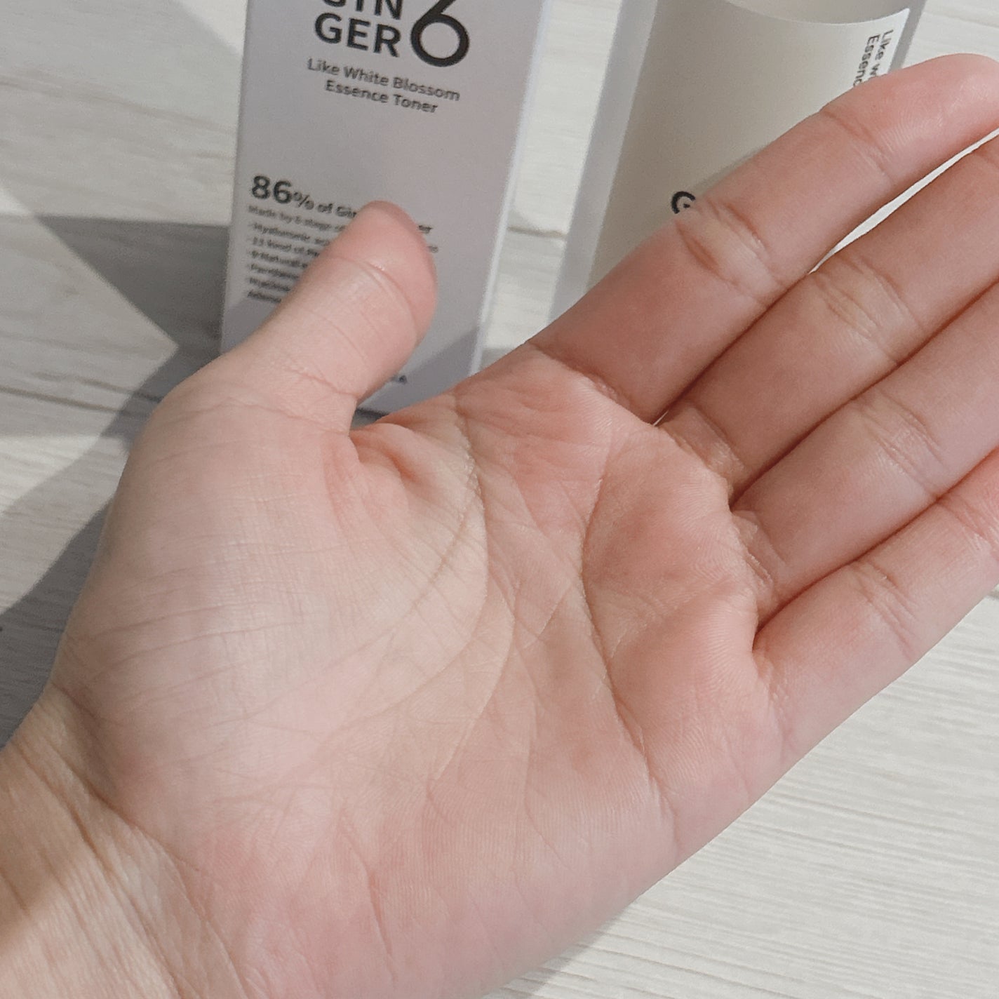 ライク ホワイト ブロッサム エッセンス トナー /GINGER6/化粧水を使ったクチコミ(3枚目)