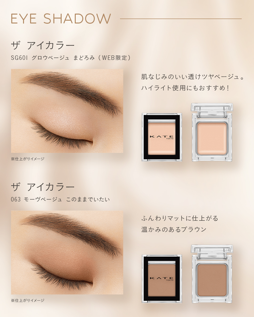 ケイト ザ アイカラー/KATE/単色アイシャドウを使ったクチコミ（3枚目）