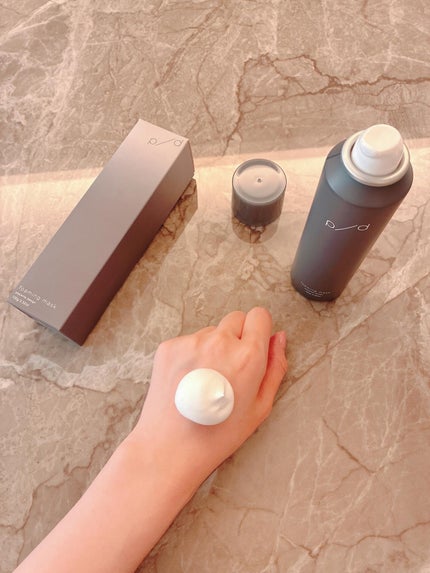 p/d 洗い流さない濃密泡パック/p/d/その他スキンケアを使ったクチコミ(2枚目)