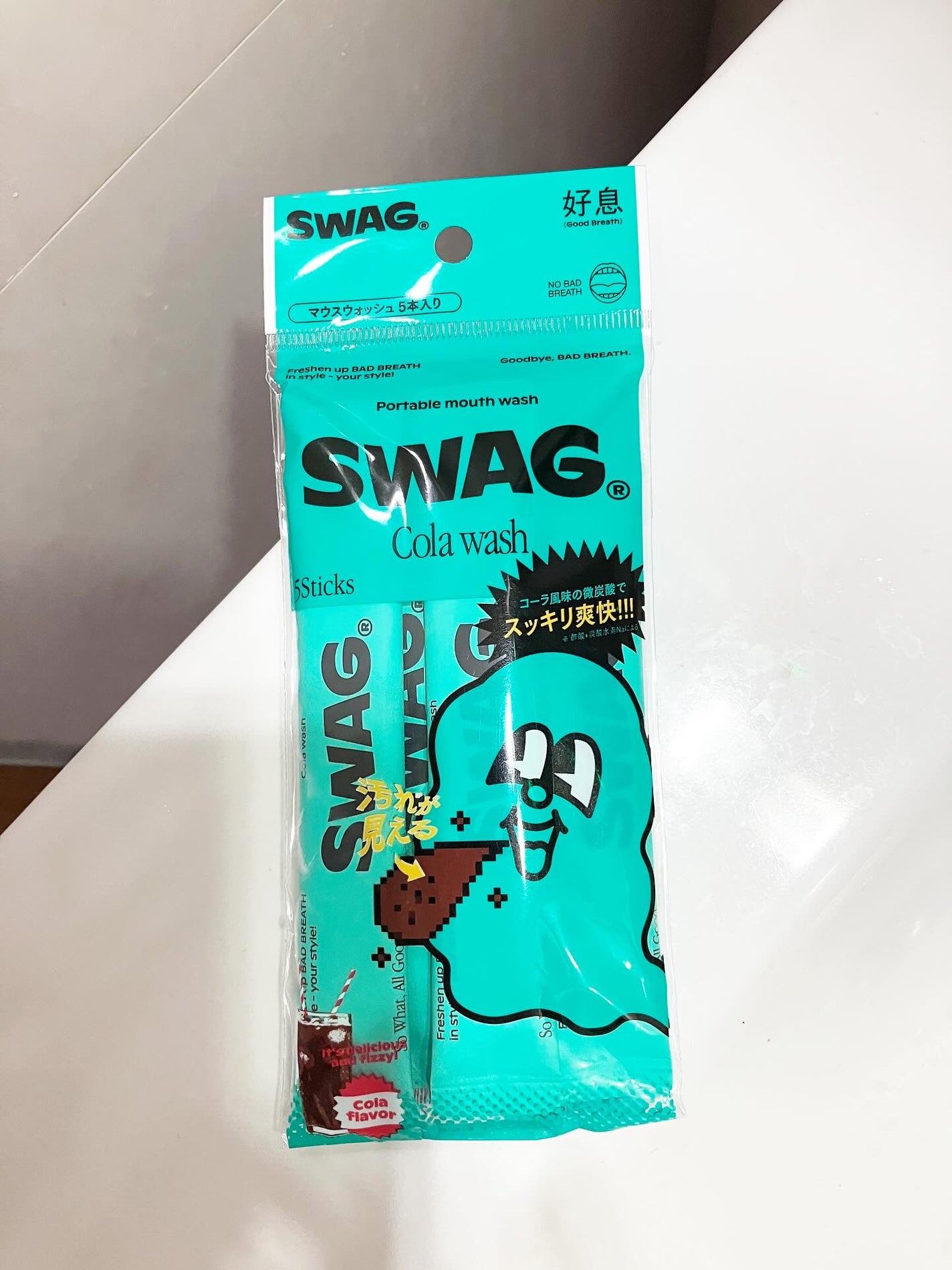 colorful_gloss_12jl on LIPS 「#SWAG#スワッグ#マウスウォッシュコーラ風味のマウスウォッ..」(1枚目)