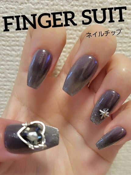 ネイルチップ(シールタイプ)/FINGER SUIT/ネイルチップ・パーツを使ったクチコミ(1枚目)