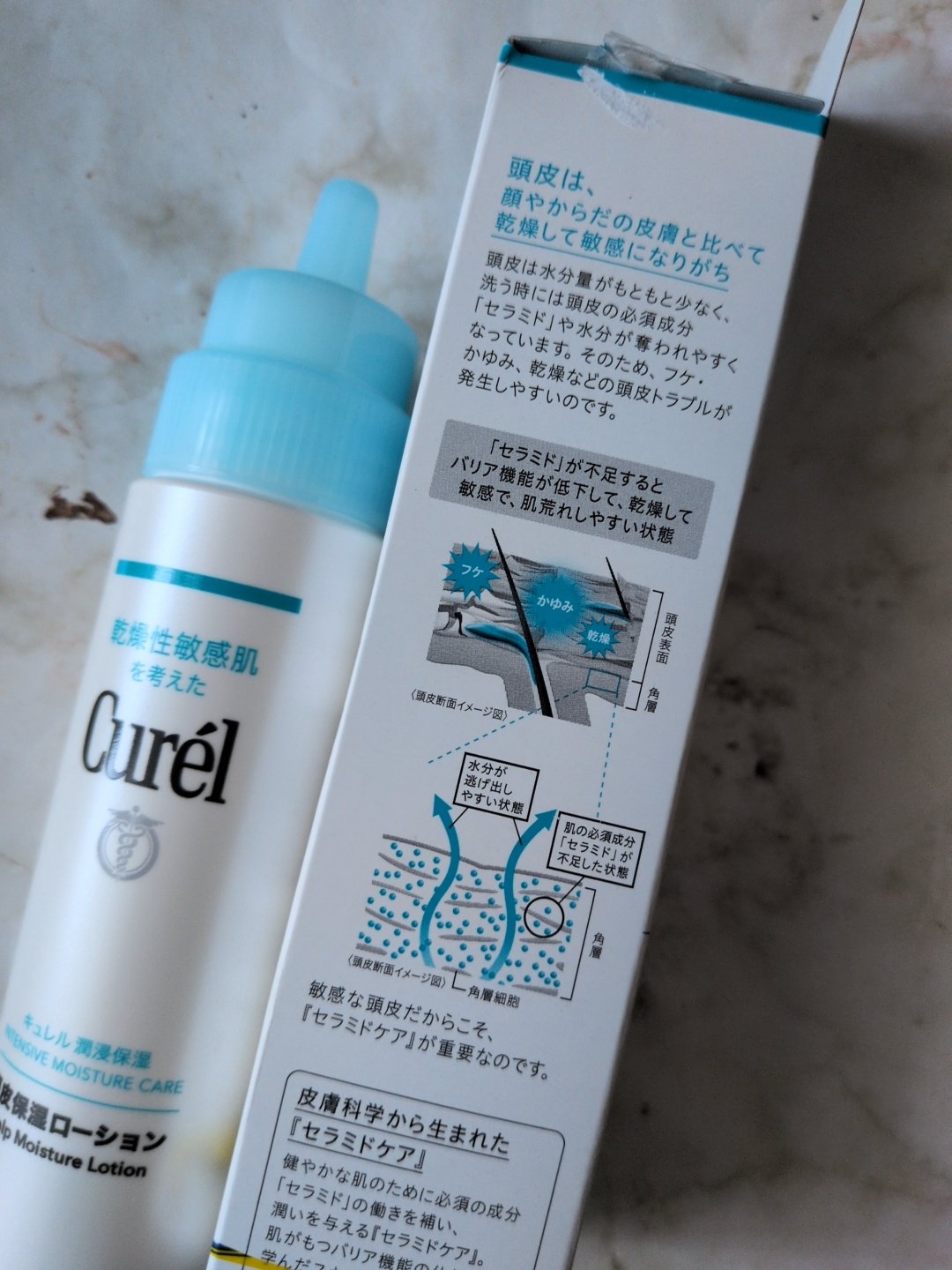 頭皮保湿ローション/キュレル/頭皮ローションを使ったクチコミ（2枚目）