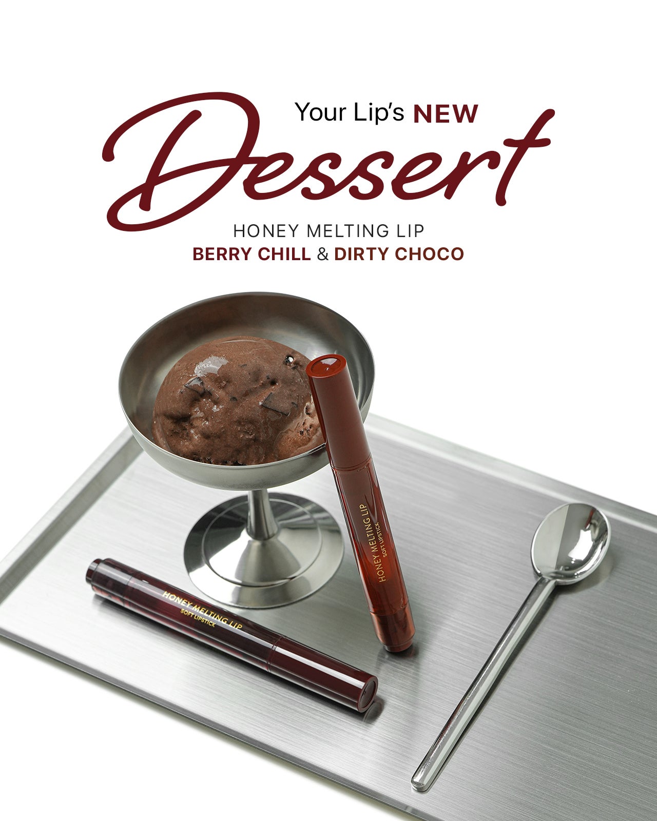 ネイチャーリパブリック公式アカウント on LIPS 「ハニーメルティングリップにデザートラインが新登場🍫🍒🤎うるツヤ..」(1枚目)