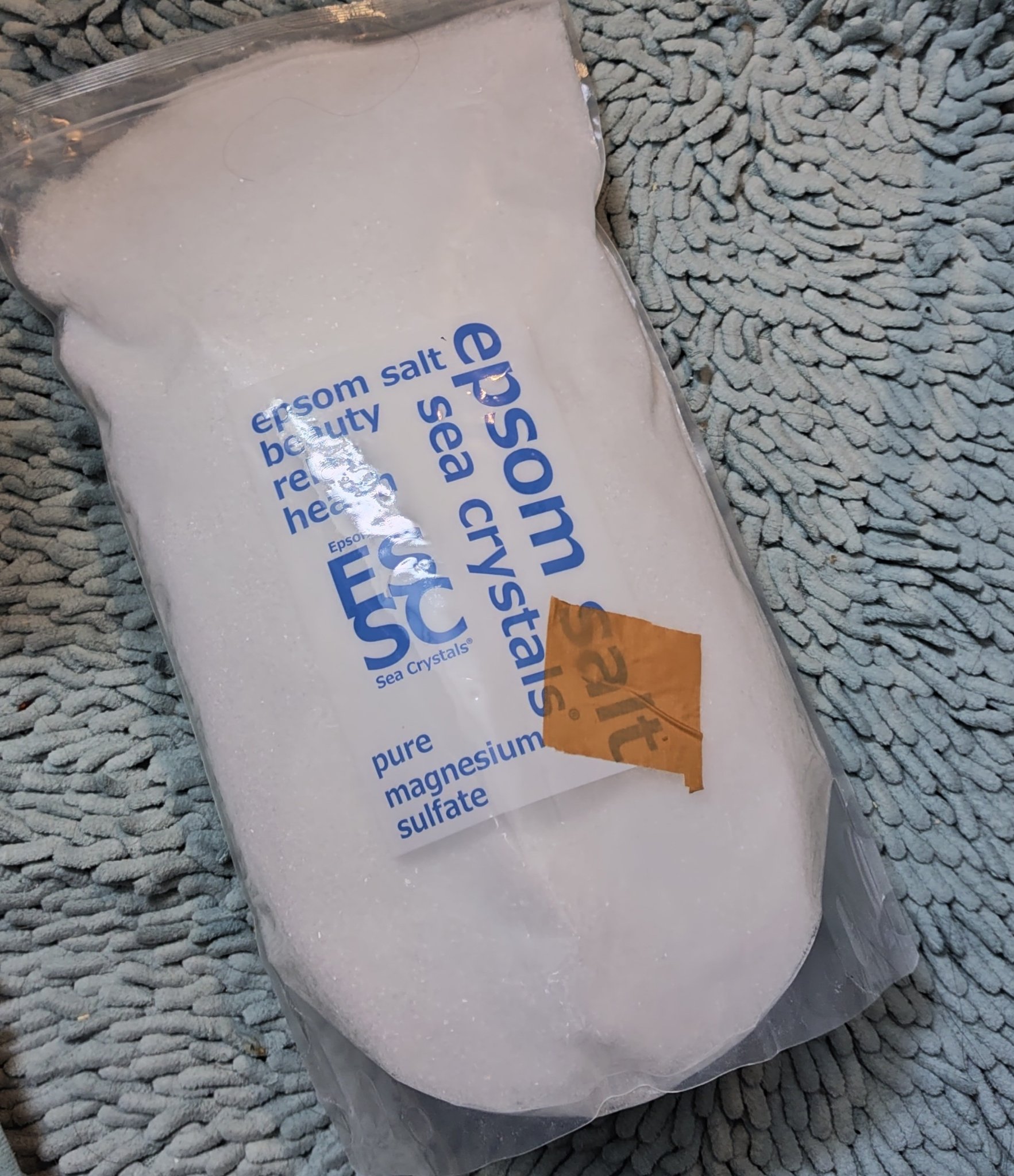 シークリスタルス エプソムソルト オリジナル/sea crystals/無機塩系入浴剤を使ったクチコミ（1枚目）