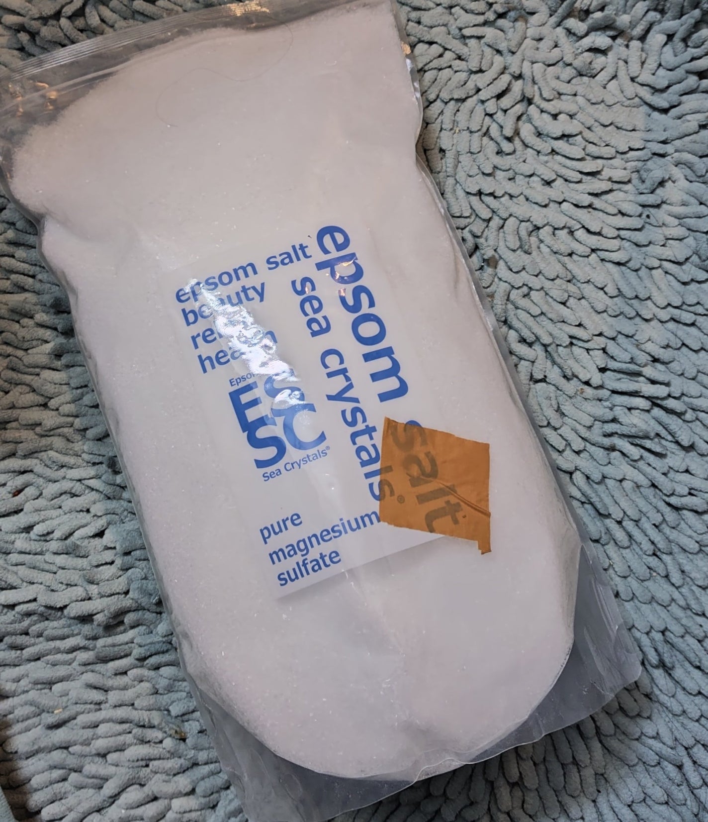 シークリスタルス エプソムソルト オリジナル/sea crystals/無機塩系入浴剤を使ったクチコミ(1枚目)