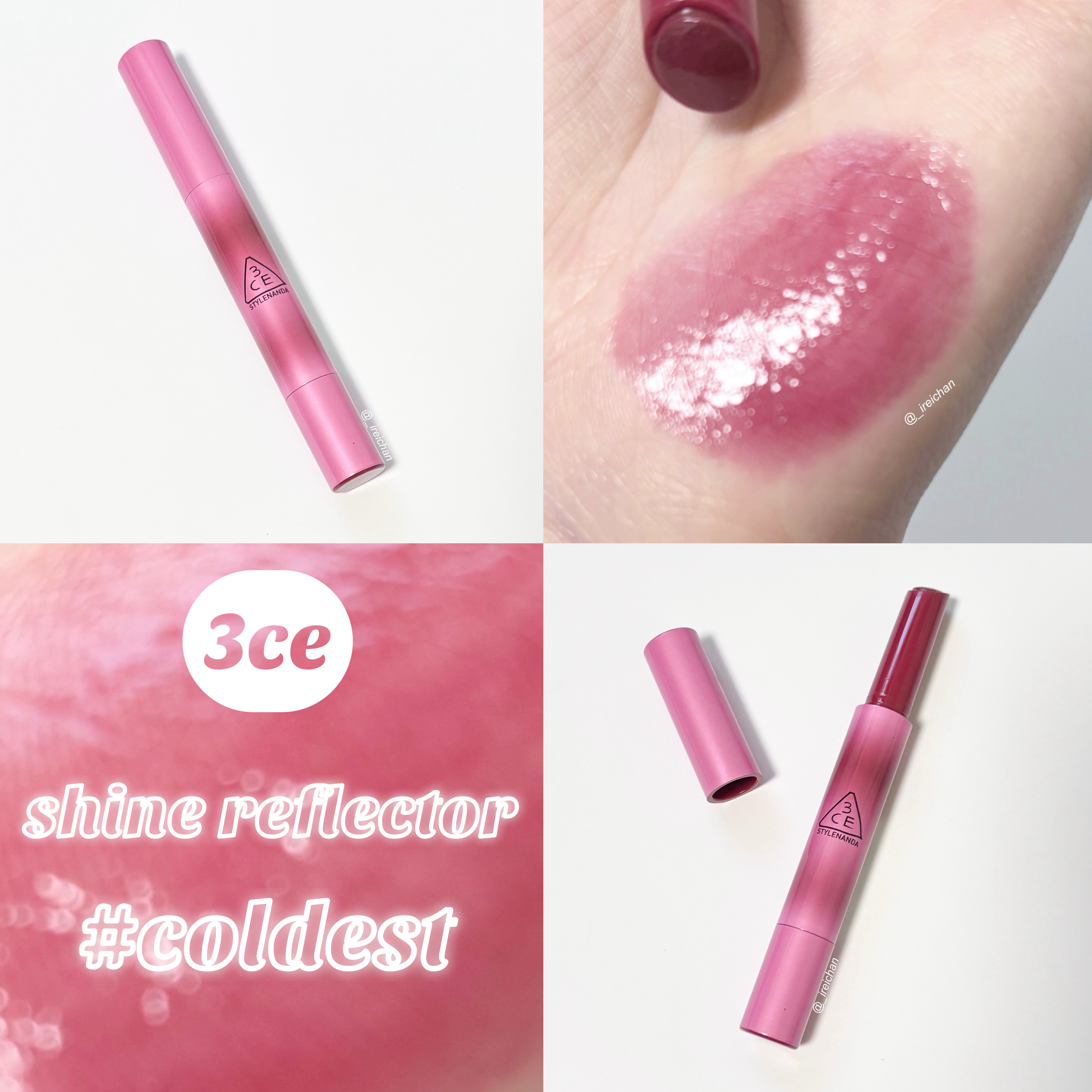 3CE シャインリフレクター コールデスト/3CE/口紅を使ったクチコミ（1枚目）