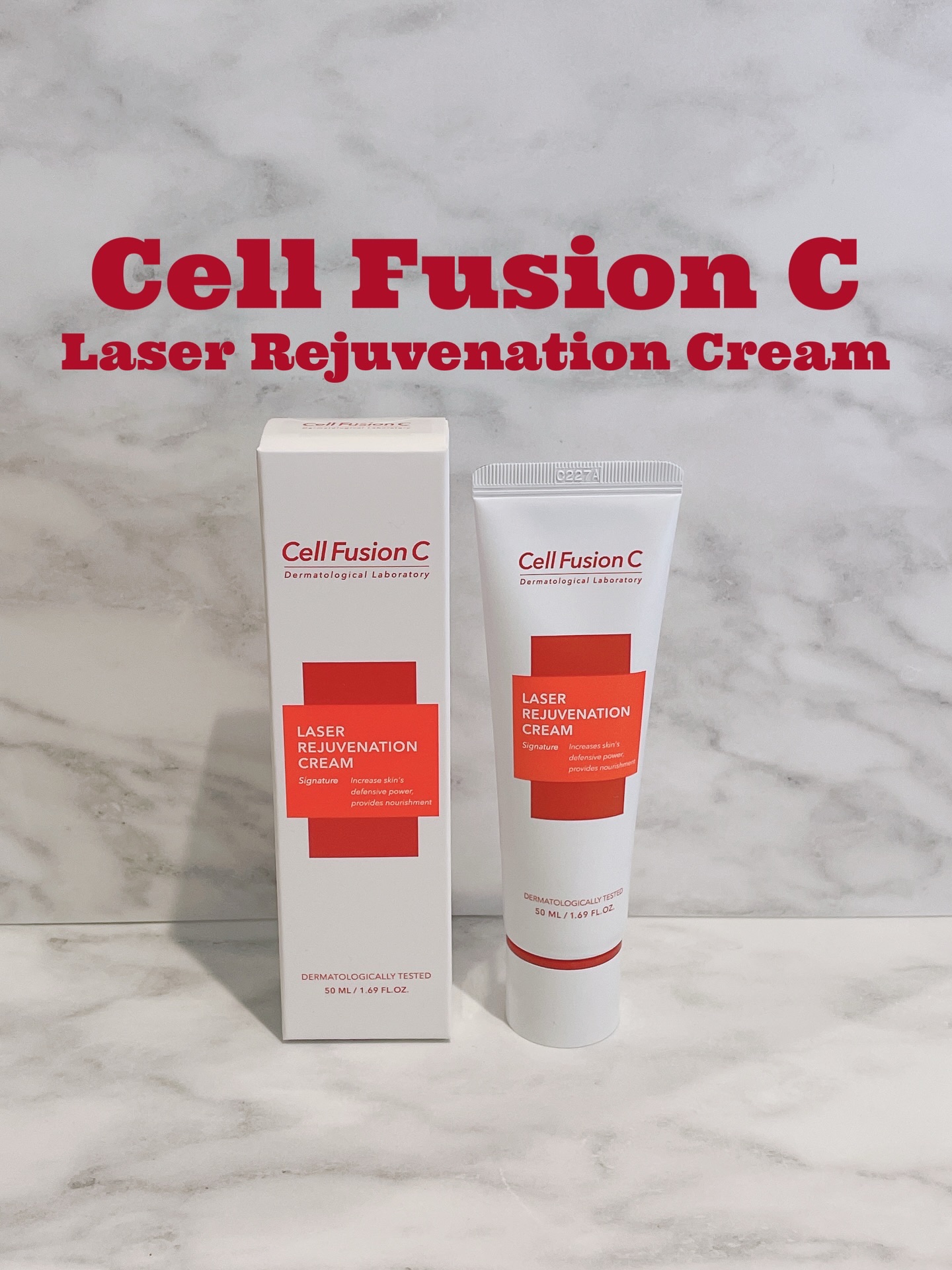LASER REJUVENATION CREAM/Cell Fusion C(セルフュージョンシー)/フェイスクリームを使ったクチコミ（1枚目）