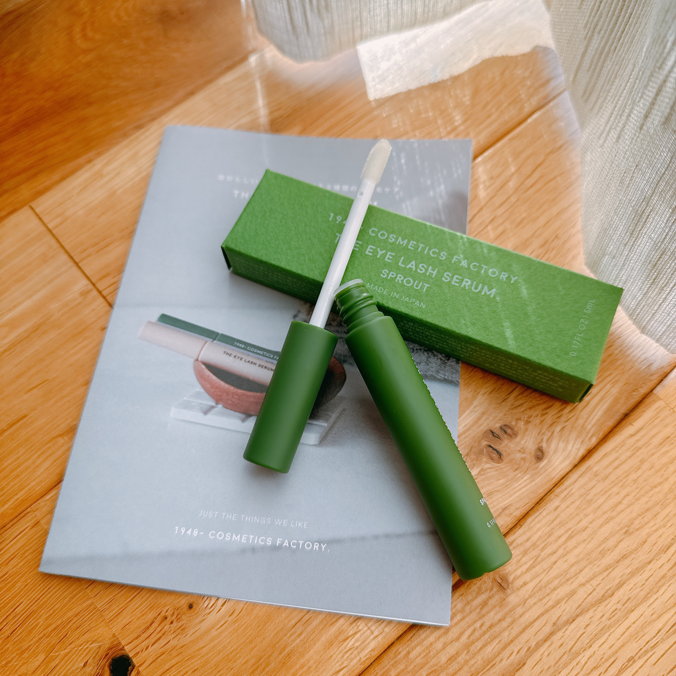 ザ アイラッシュセラム スプラウト/1948- COSMETICS FACTORY./まつげ美容液を使ったクチコミ（1枚目）