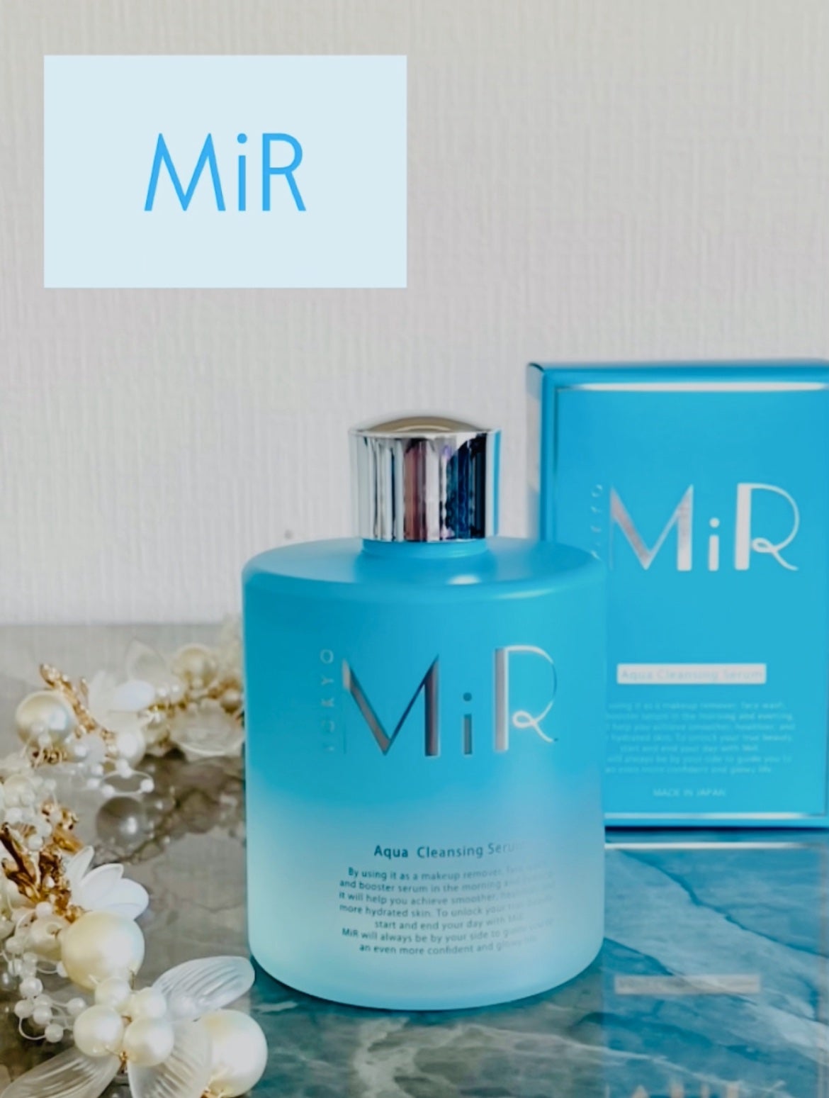 MiR アクアクレンジングセラム/MiR/クレンジングウォーターを使ったクチコミ(1枚目)
