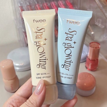 スパグロウUVトーンアップベース/fwee/化粧下地を使ったクチコミ(1枚目)