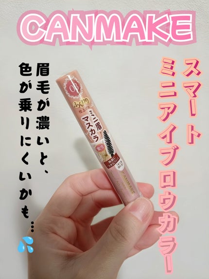 スマートミニアイブロウカラー/キャンメイク/眉マスカラを使ったクチコミ(1枚目)