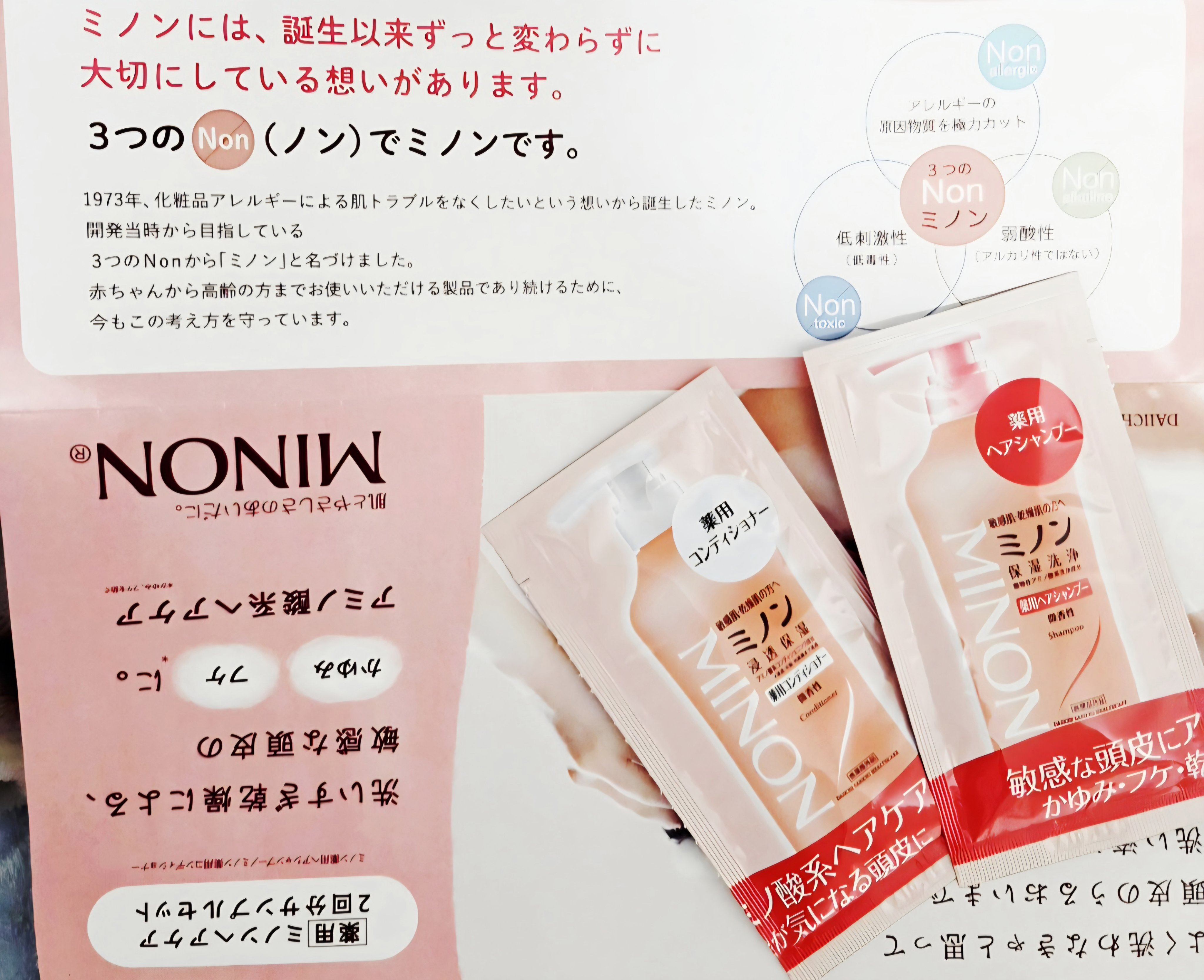 ミノン薬用ヘアシャンプー／薬用コンディショナー/ミノン/市販シャンプーを使ったクチコミ（1枚目）