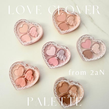 ラブクローバーパレット/2aN/アイシャドウパレットを使ったクチコミ(1枚目)