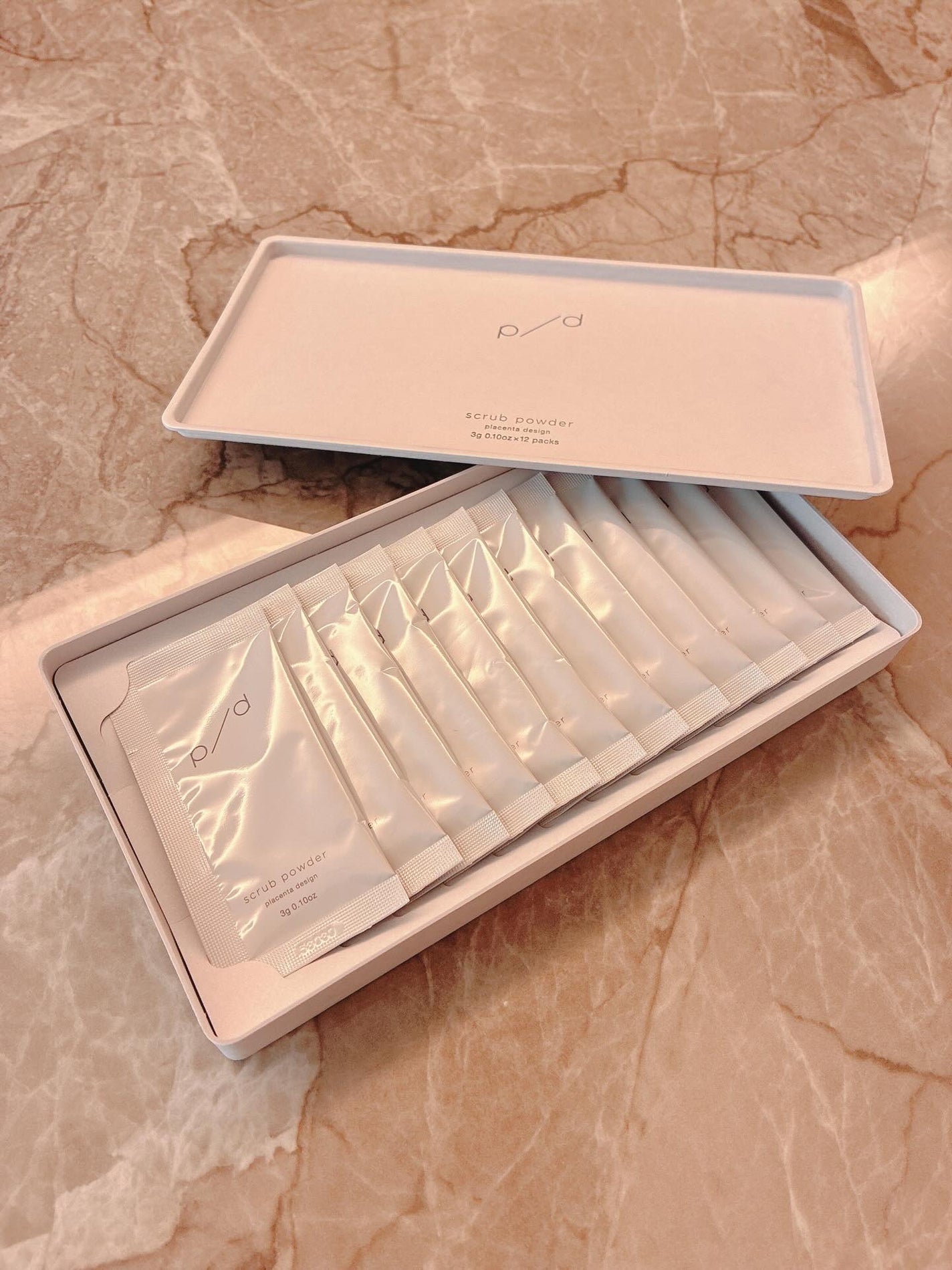 p/d スクラブパウダー/p/d/スクラブ・ゴマージュを使ったクチコミ(4枚目)