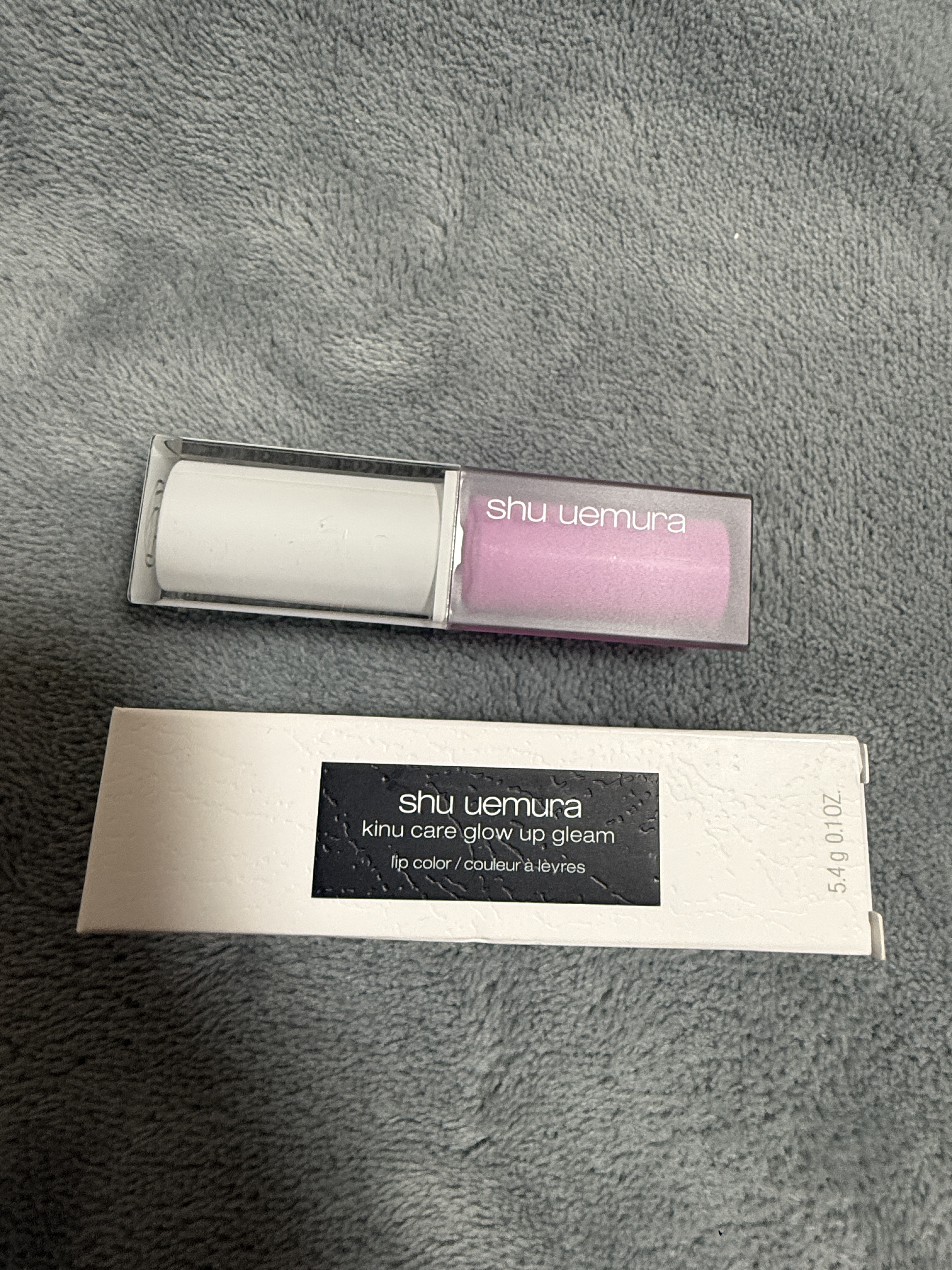 キヌケアグローアップ グリーム レヴェリーライラック 限定色/shu uemura/口紅を使ったクチコミ（1枚目）