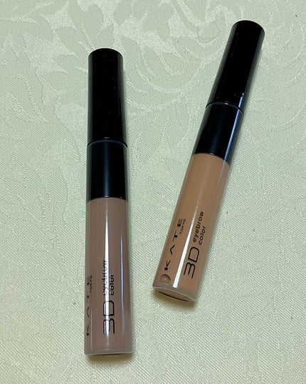 ケイト 3DアイブロウカラーZ GY-3 アイスグレージュ(限定)/KATE/眉マスカラを使ったクチコミ(2枚目)