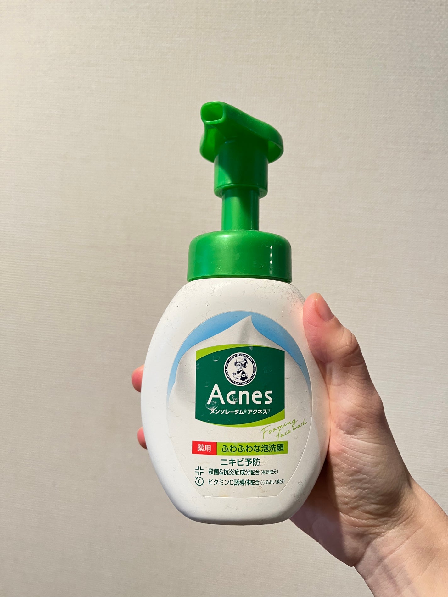 薬用ふわふわな泡洗顔/メンソレータム アクネス/泡洗顔を使ったクチコミ(1枚目)
