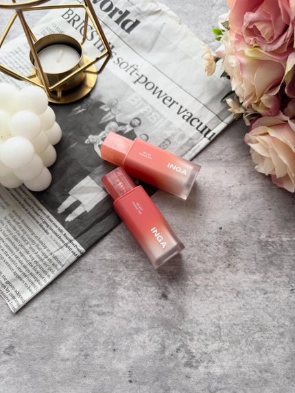 ウォーターグローリップティント/INGA/リップティントを使ったクチコミ(1枚目)