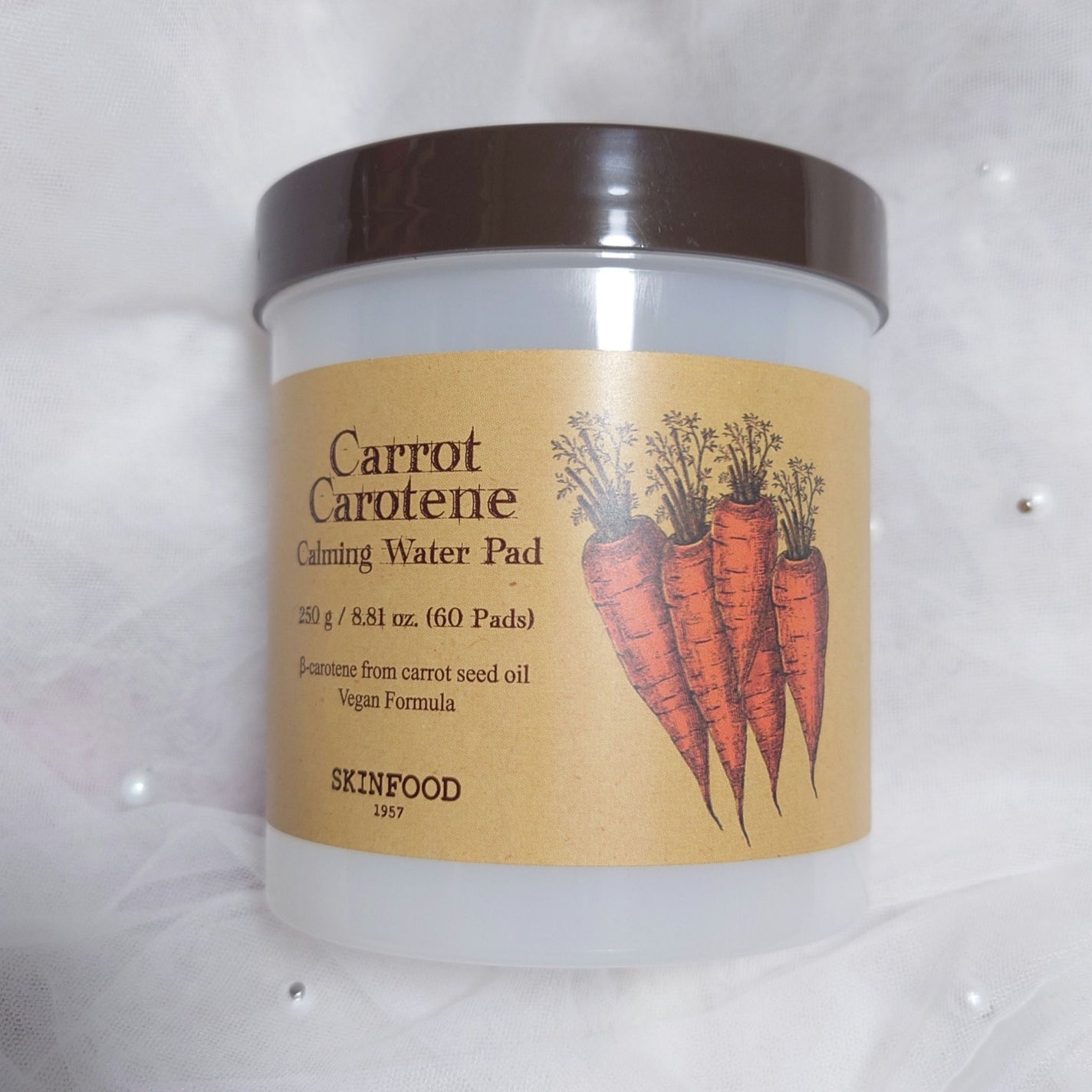 キャロットカロテン カーミングウォーターパッド/SKINFOOD/トナーパッドを使ったクチコミ(1枚目)