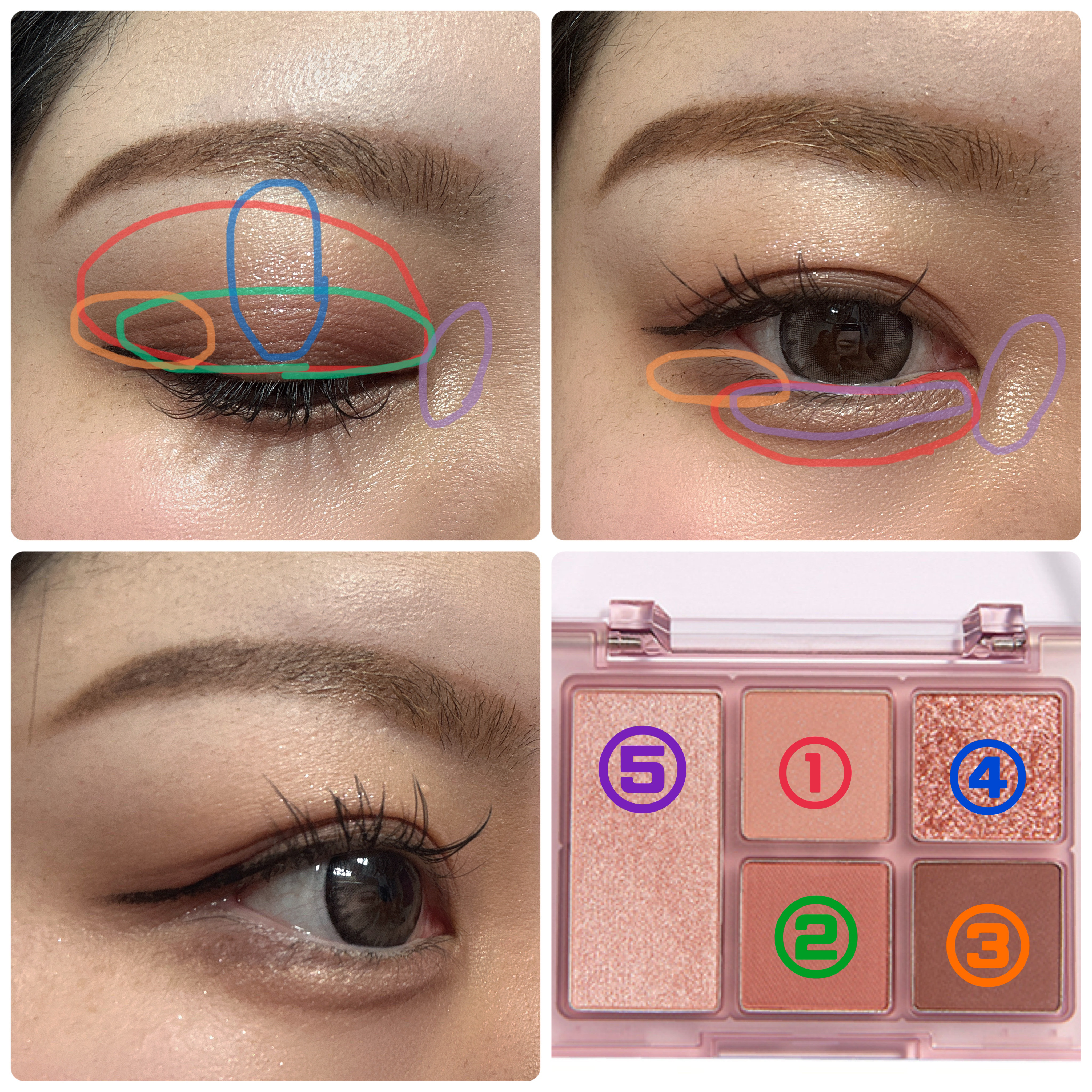 オールラウンドアイパレット/hince/マルチパレットを使ったクチコミ（2枚目）