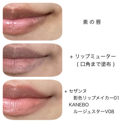 ヌードリップミューター/ナリスアップ/クリームコンシーラーを使ったクチコミ(3枚目)