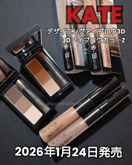 ケイト デザイニングアイブロウ3D/KATE/パウダーアイブロウを使ったクチコミ(1枚目)