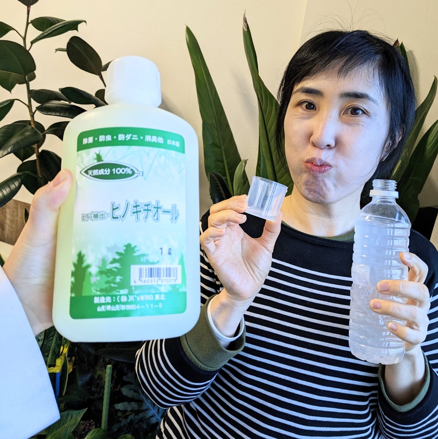 おほあんどうふ on LIPS 「山形屋🌲天然ヒノキチオール除菌液🌲届いて まず驚いたのがボトル..」(1枚目)