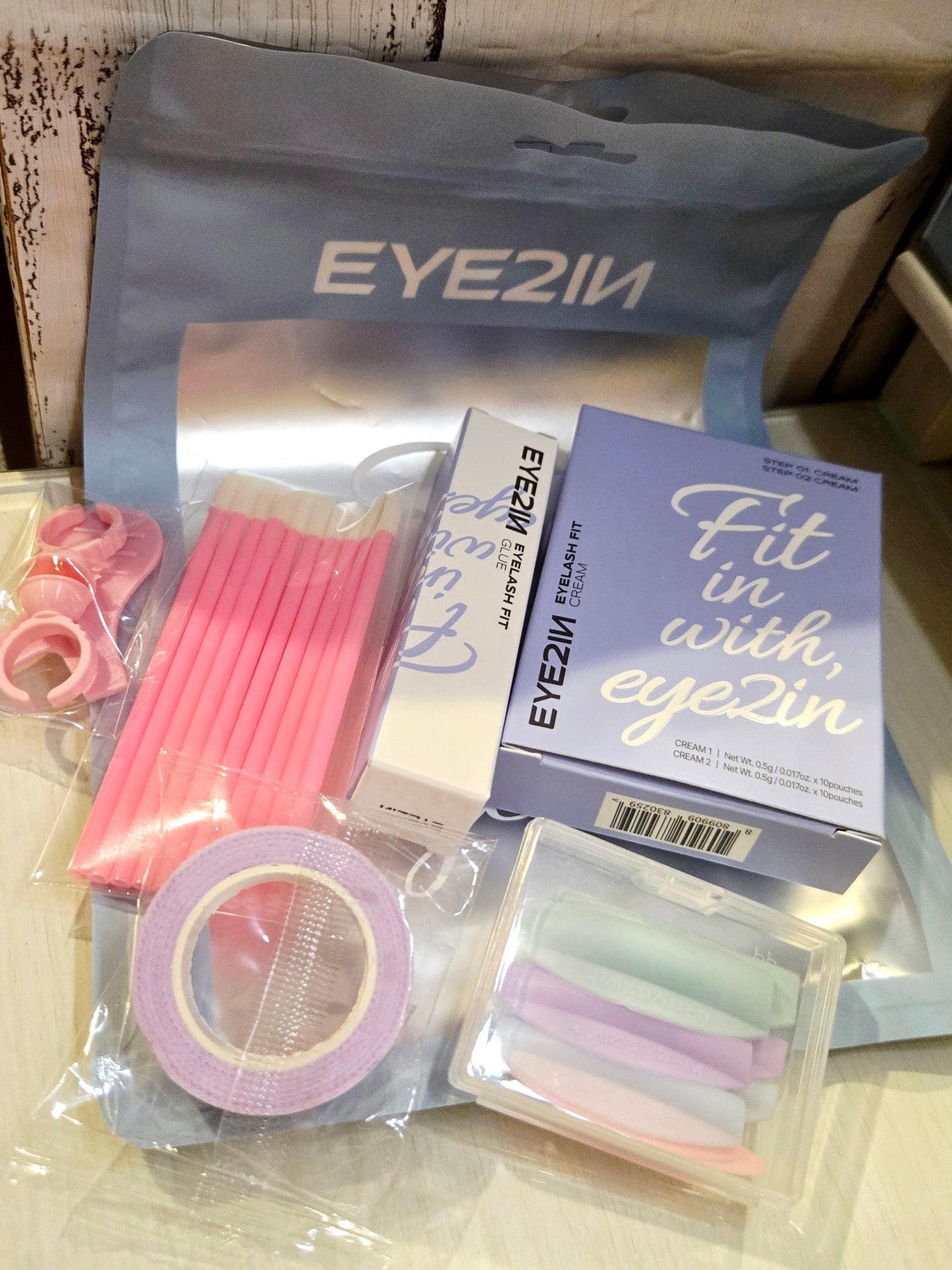 低刺激セルフまつげパーマ9種セット/EYE2IN/その他キットセットを使ったクチコミ(1枚目)
