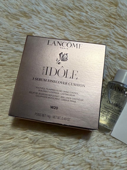イドル スキン セラム ファインカバー クッション /LANCOME/クッションファンデーションを使ったクチコミ(2枚目)