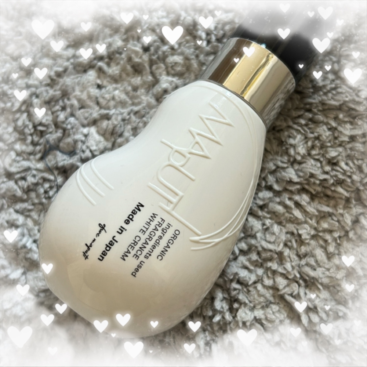 オーガニックフレグランスホワイトクリーム/MAPUTI/デリケートゾーンケアを使ったクチコミ（1枚目）