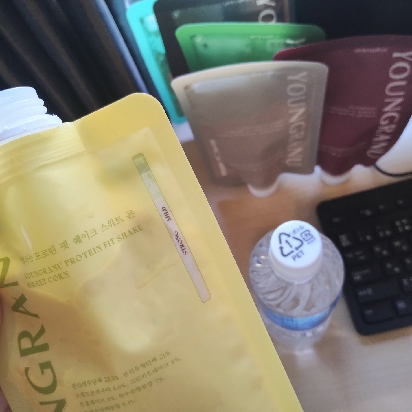 ヨンラニュープロテインフィットシェイク/YOUNGRANU/その他プロテインを使ったクチコミ(5枚目)