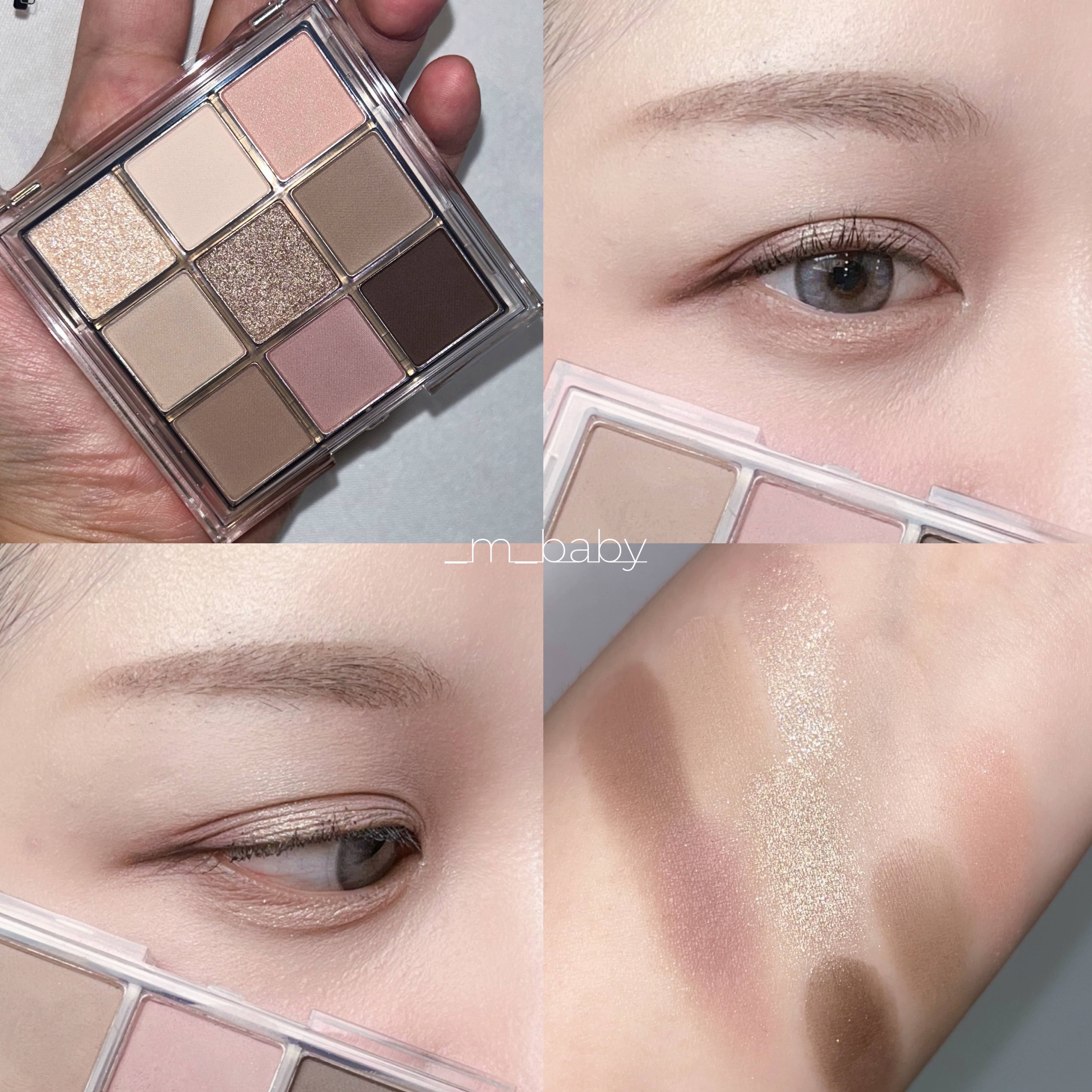 KEYBO FALL IN LOVE SHADOW PALETTE/keybo/アイシャドウパレットを使ったクチコミ（3枚目）