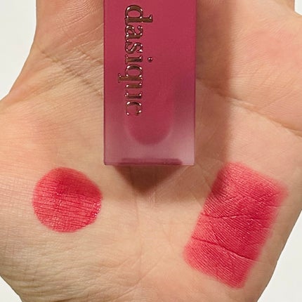 クリームドゥローズティント/dasique/リップティントを使ったクチコミ(2枚目)