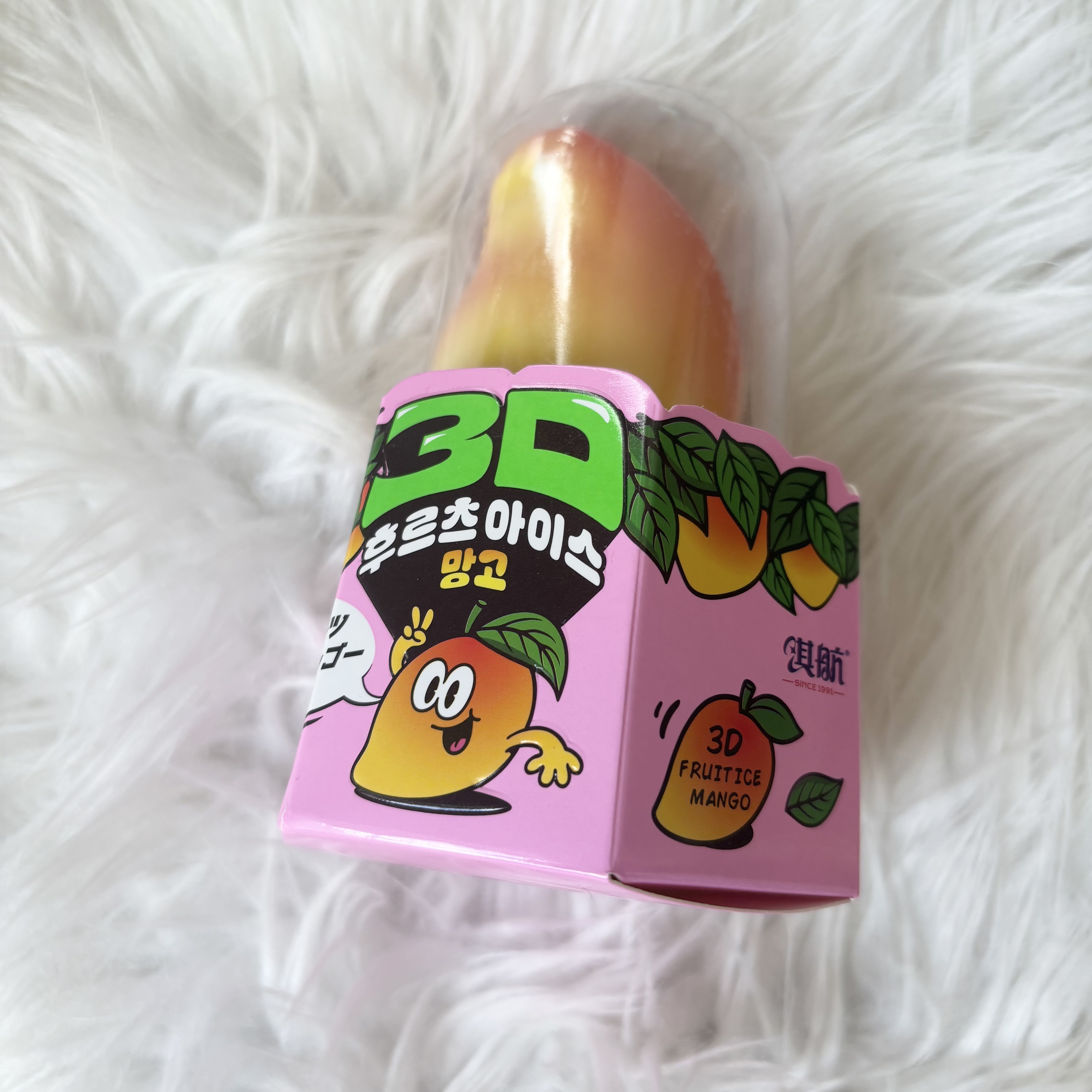 🥭GoldStar ：３Dフルーツアイスマンゴー 

Point
☑︎マンゴーの王様と呼ばれるアルフォンソマンゴーを使用
☑︎濃厚な味わいが楽しめる
☑︎表面はチョコレートでコーティング
☑︎中身はマンゴーソルベ

#わたしに贈る癒し美容