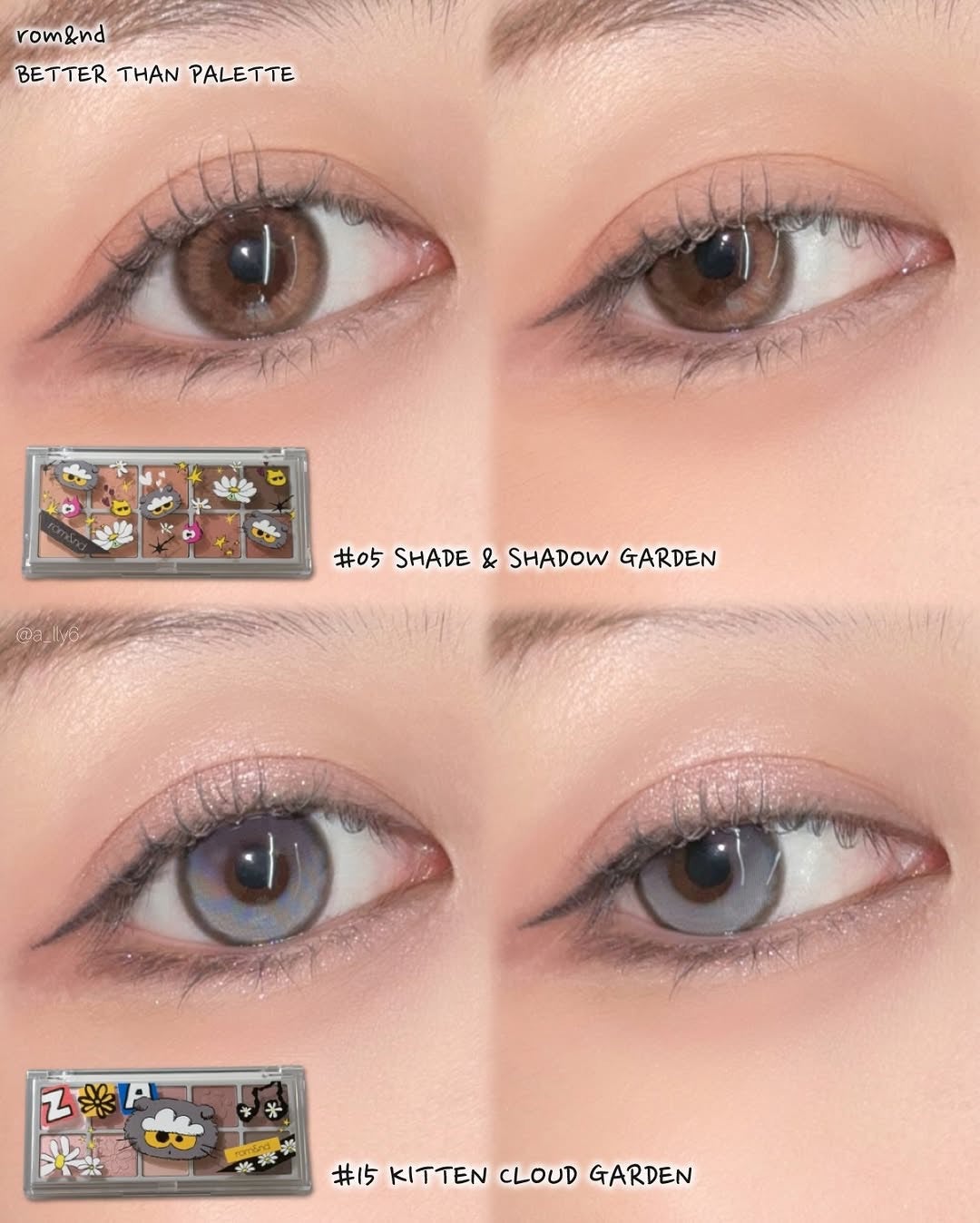 ベターザンアイズ/rom&nd/アイシャドウパレットを使ったクチコミ(8枚目)