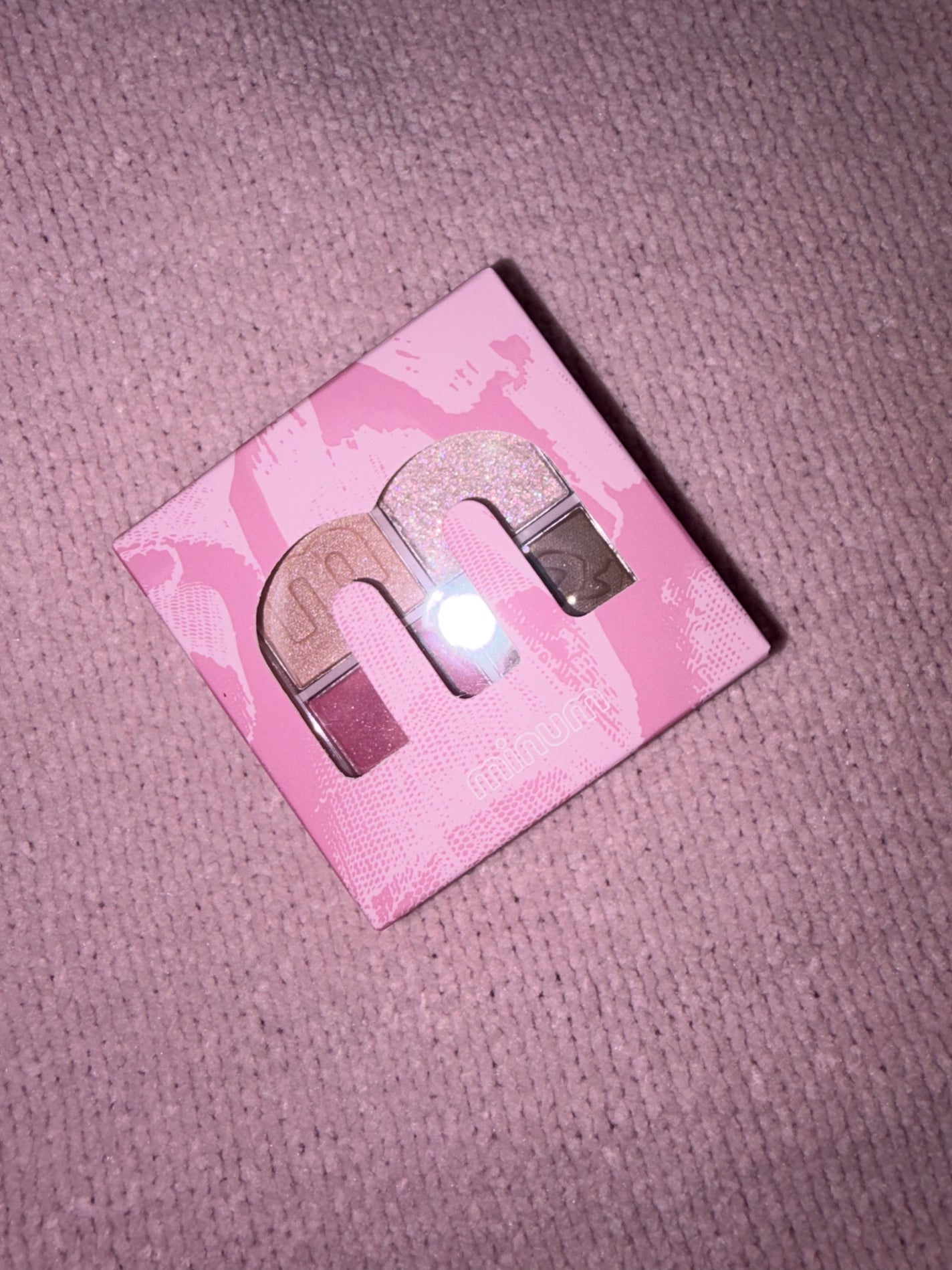 バブアイカラーパレット/minum/アイシャドウパレットを使ったクチコミ(2枚目)