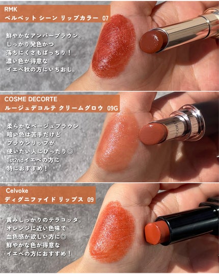 KAREN/パーソナルカラーアナリスト on LIPS 「デパコスブラウンリップ比較🪄個人的な推しはマックのバフィスト!..」(2枚目)