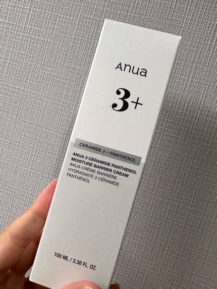 Anua 3セラミドパンテノールモイスチャーバリアクリームのクチコミ「Anuaさんの3+
3セラミド+パンテノールの
モイスチャーバリアクリームです🧴
メガ割のセッ.....」(3枚目)