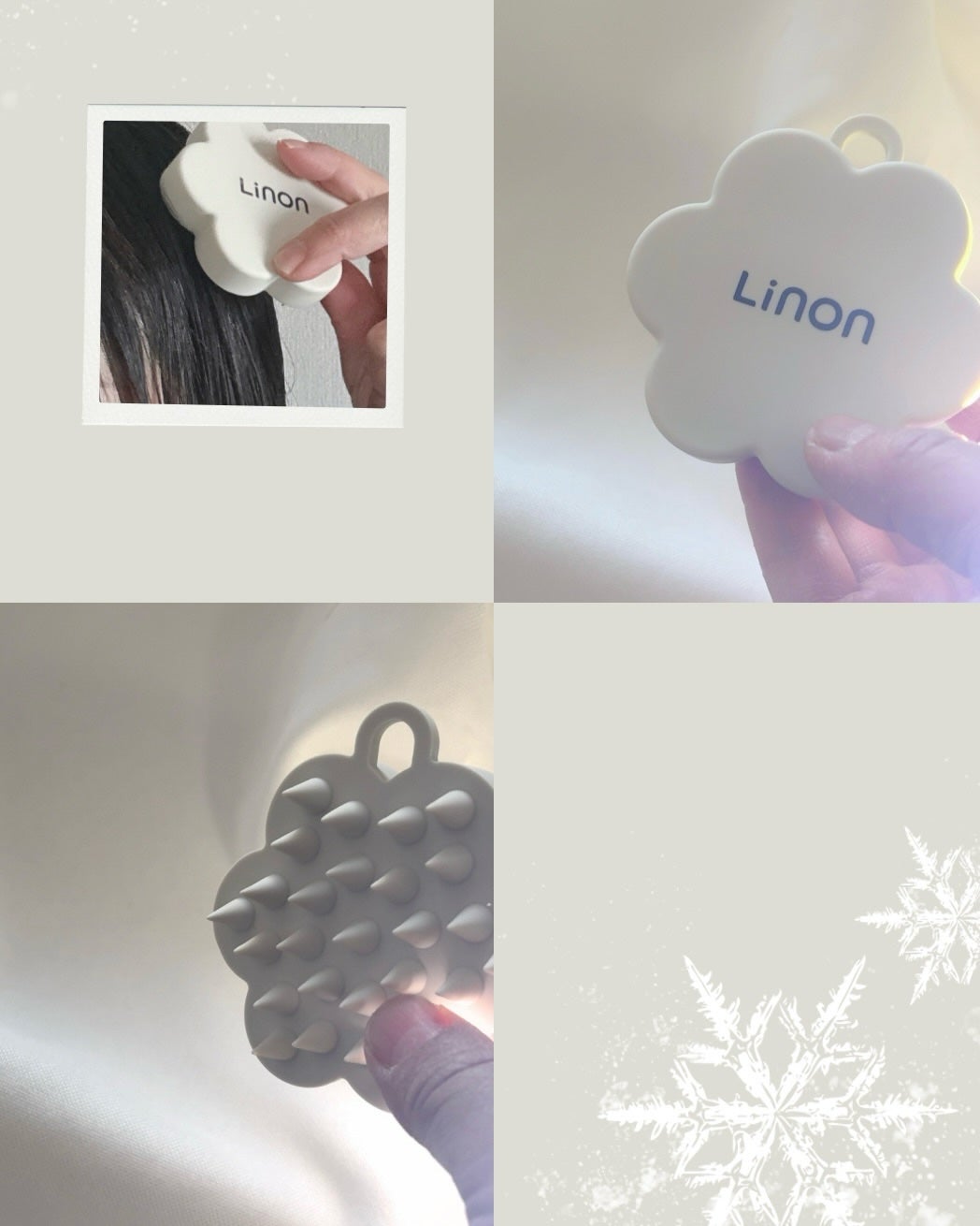 リノン スカルプクレンズブラシ/Linon/スカルプブラシを使ったクチコミ(3枚目)