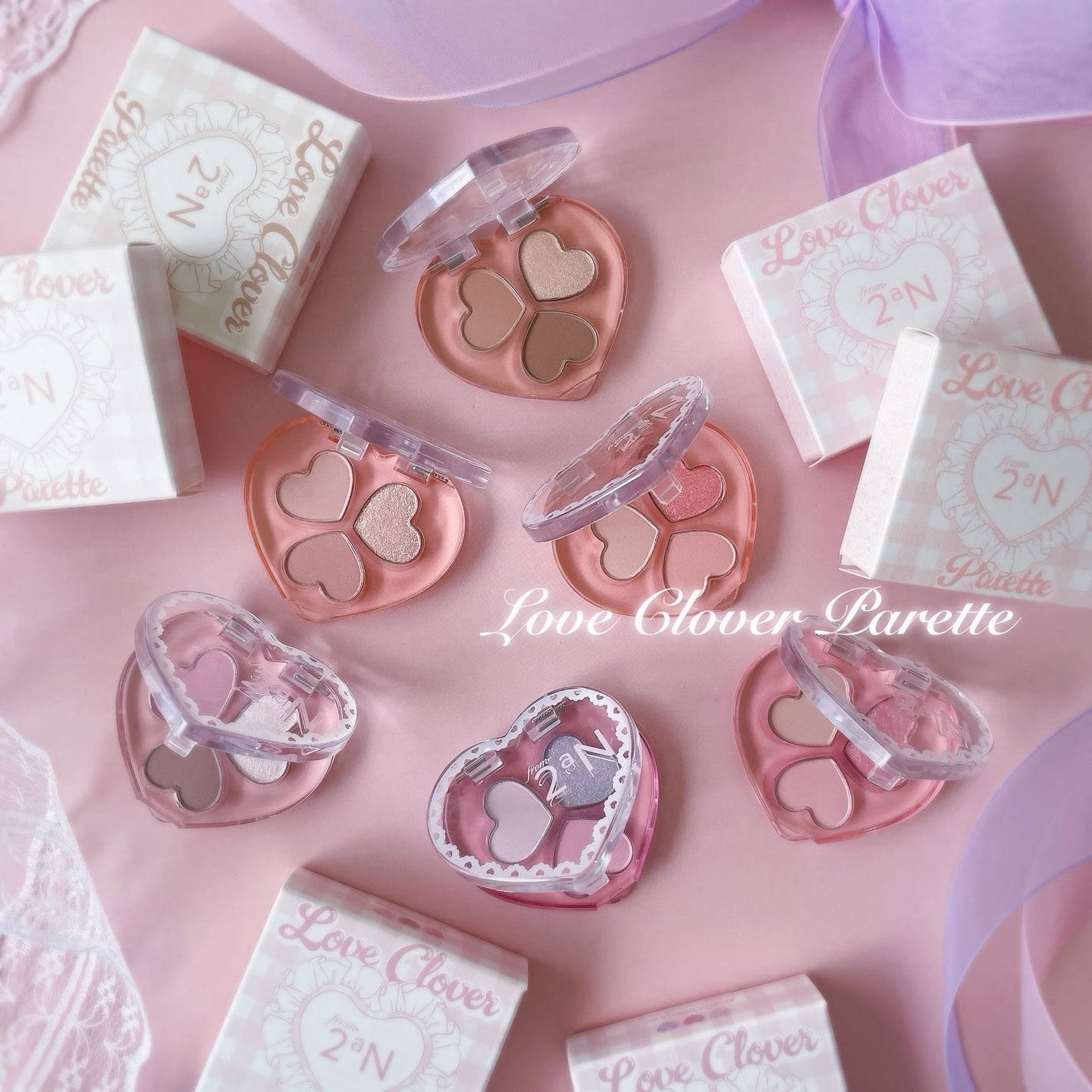 ラブクローバーパレット/2aN/アイシャドウパレットを使ったクチコミ(1枚目)