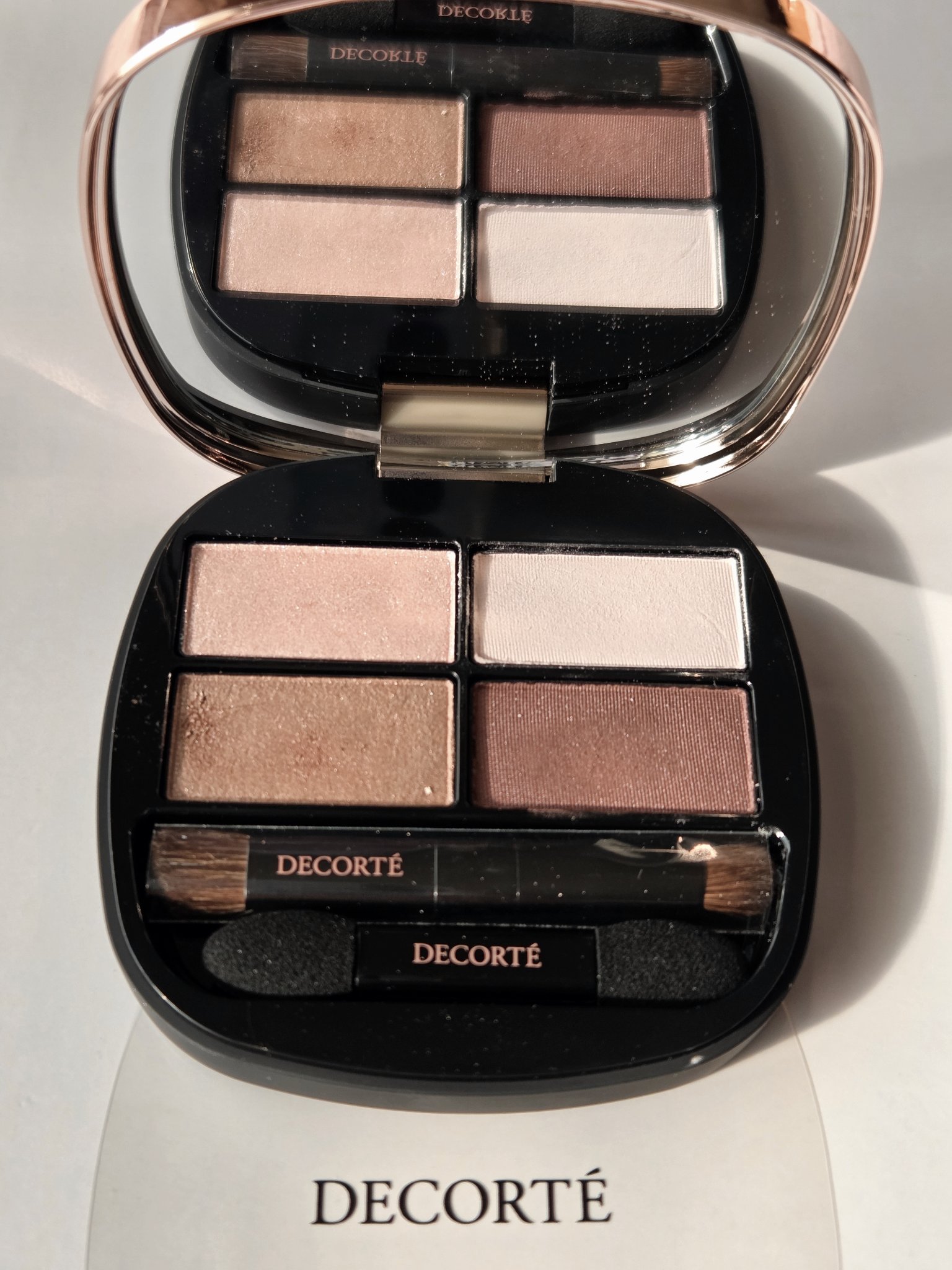 コントゥアリング アイシャドウ 014 ピンクブラウン/DECORTÉ/アイシャドウパレットを使ったクチコミ（1枚目）