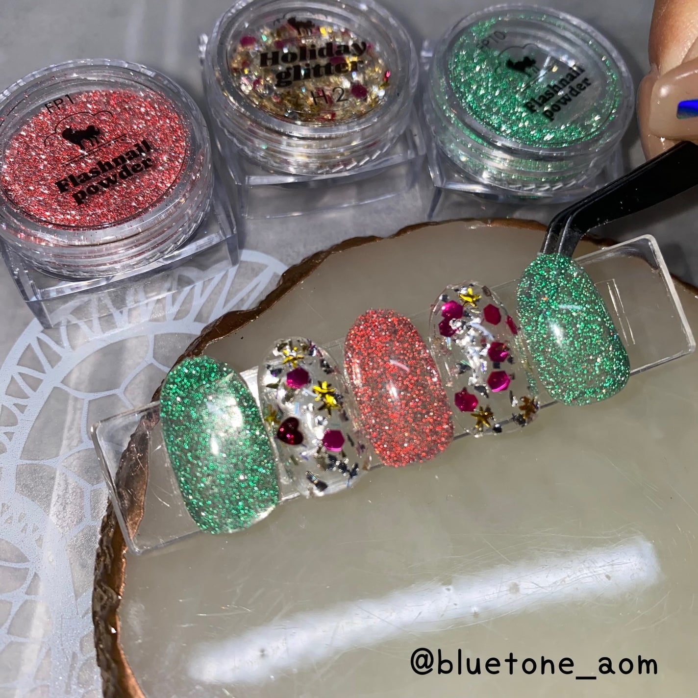 フラッシュパウダー/WSPT JAPAN/ネイル用品を使ったクチコミ(4枚目)