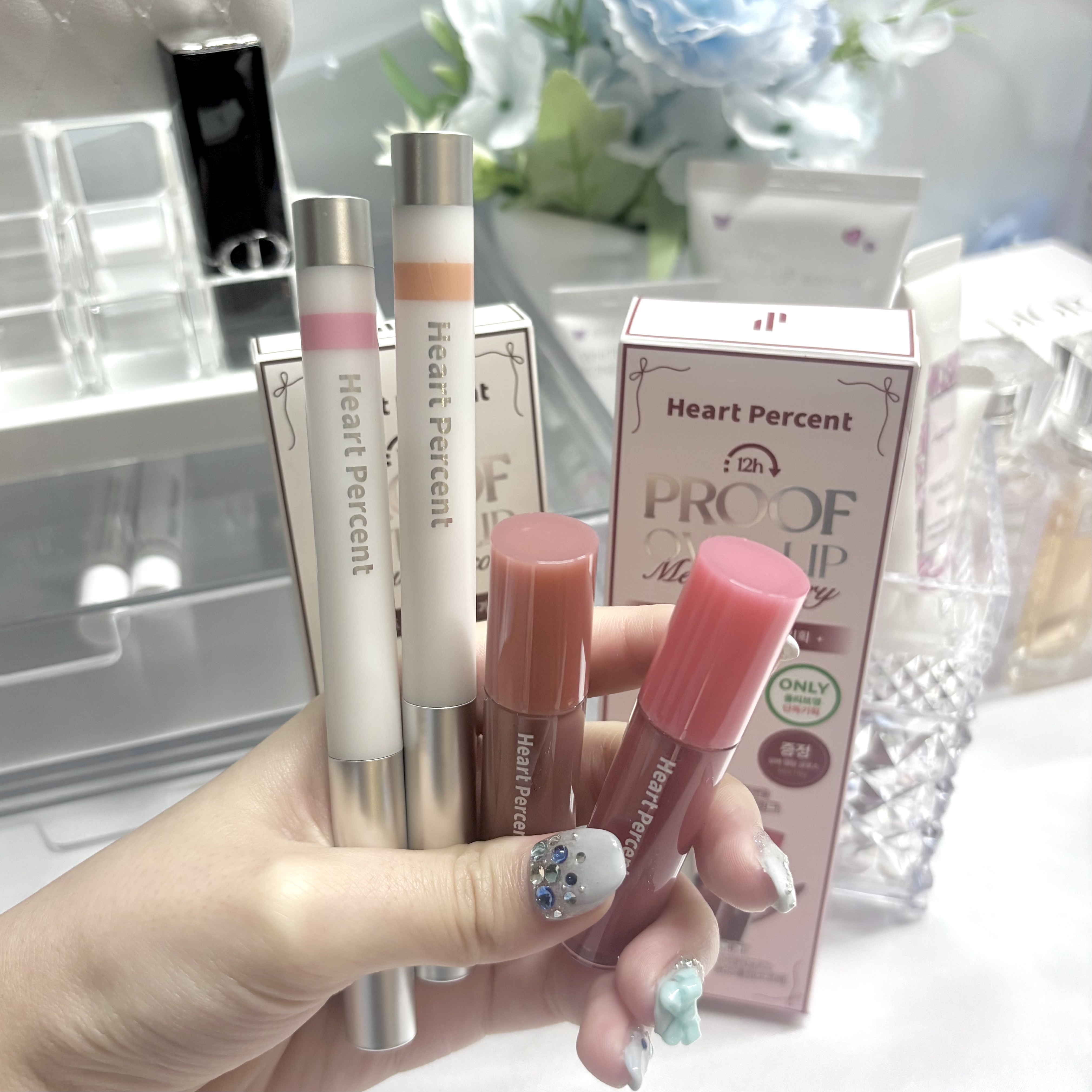 リップペンシル＋グロイティントミニ企画セット/Heart Percent/リップティントを使ったクチコミ（1枚目）