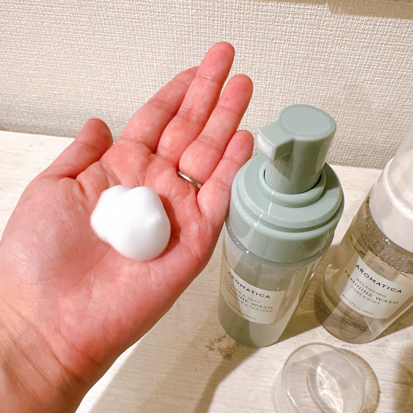 ピュア&ソフトフェミニンウォッシュ /AROMATICA/デリケートゾーンケアを使ったクチコミ(4枚目)