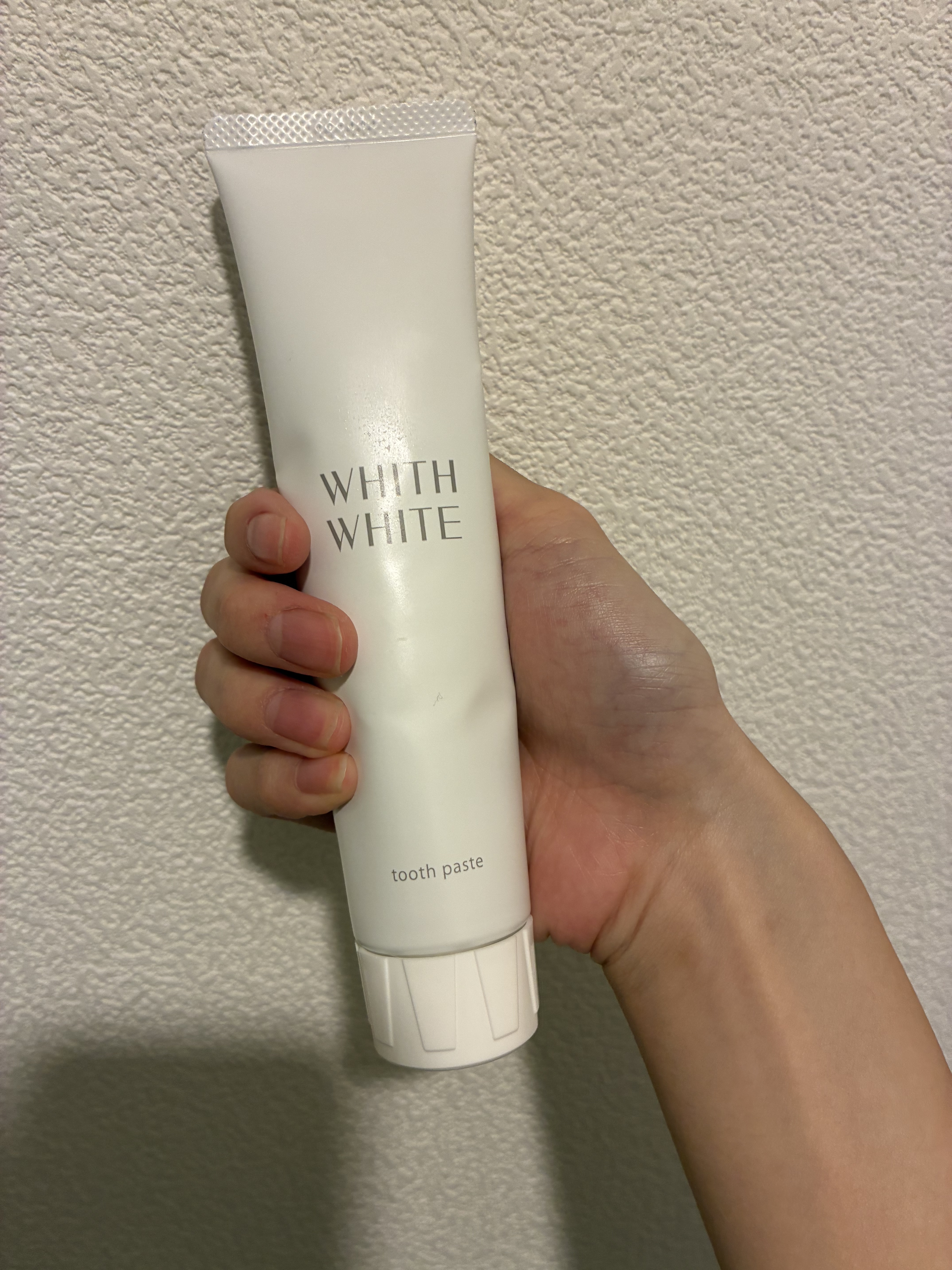 歯磨き粉/WHITH WHITE/歯磨き粉を使ったクチコミ（1枚目）